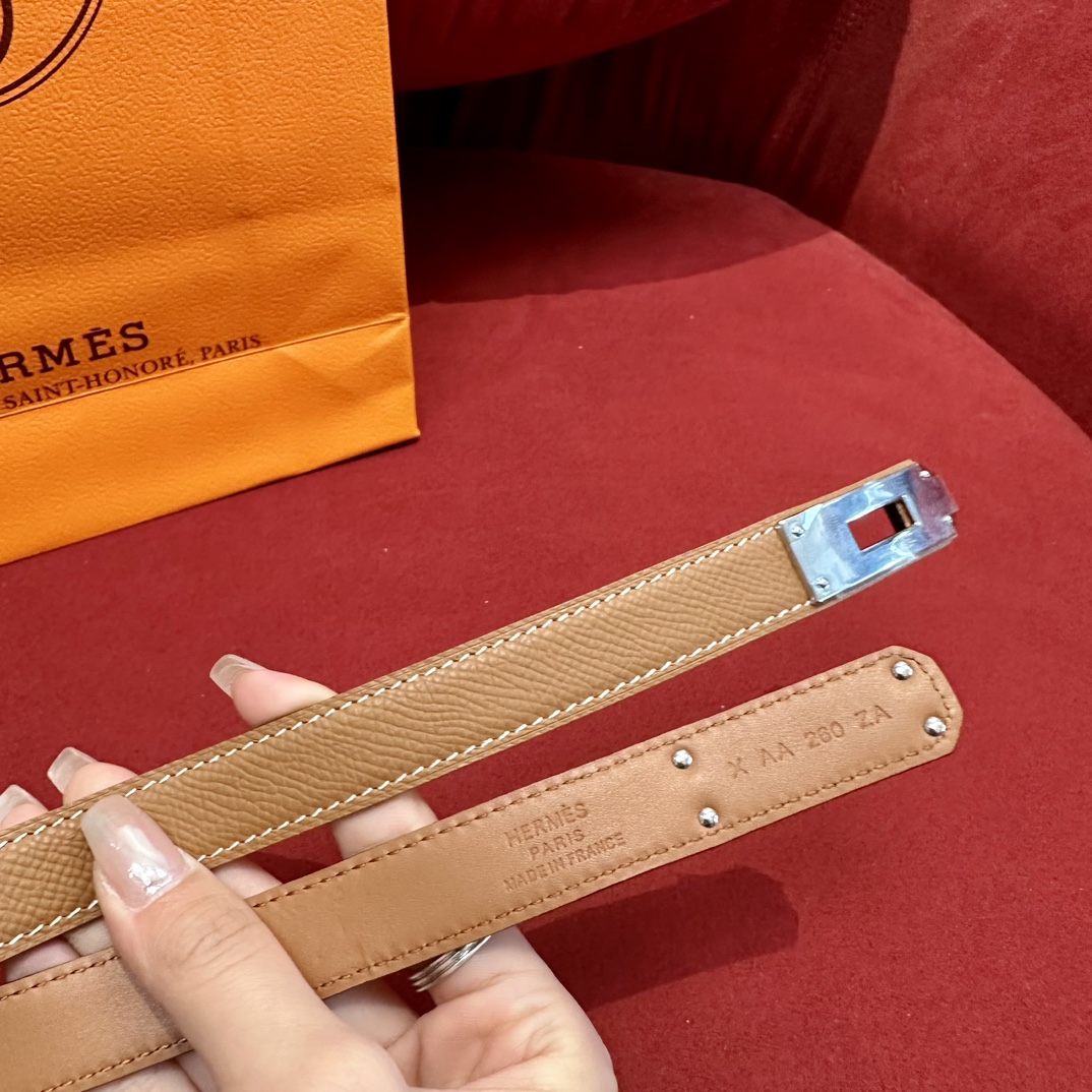 Hermès Female Basic Belt Cow Leather S-m-l