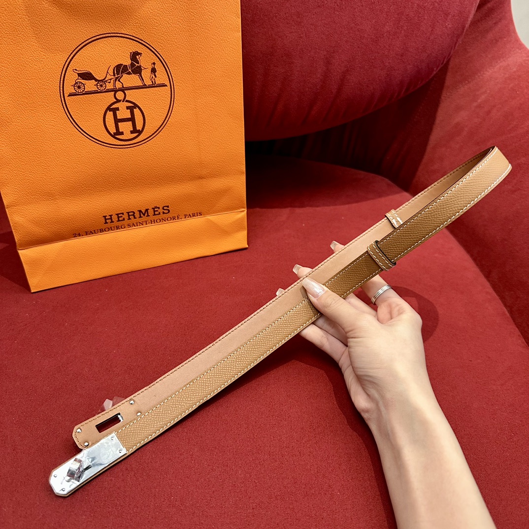 Hermès Female Basic Belt Cow Leather S-m-l