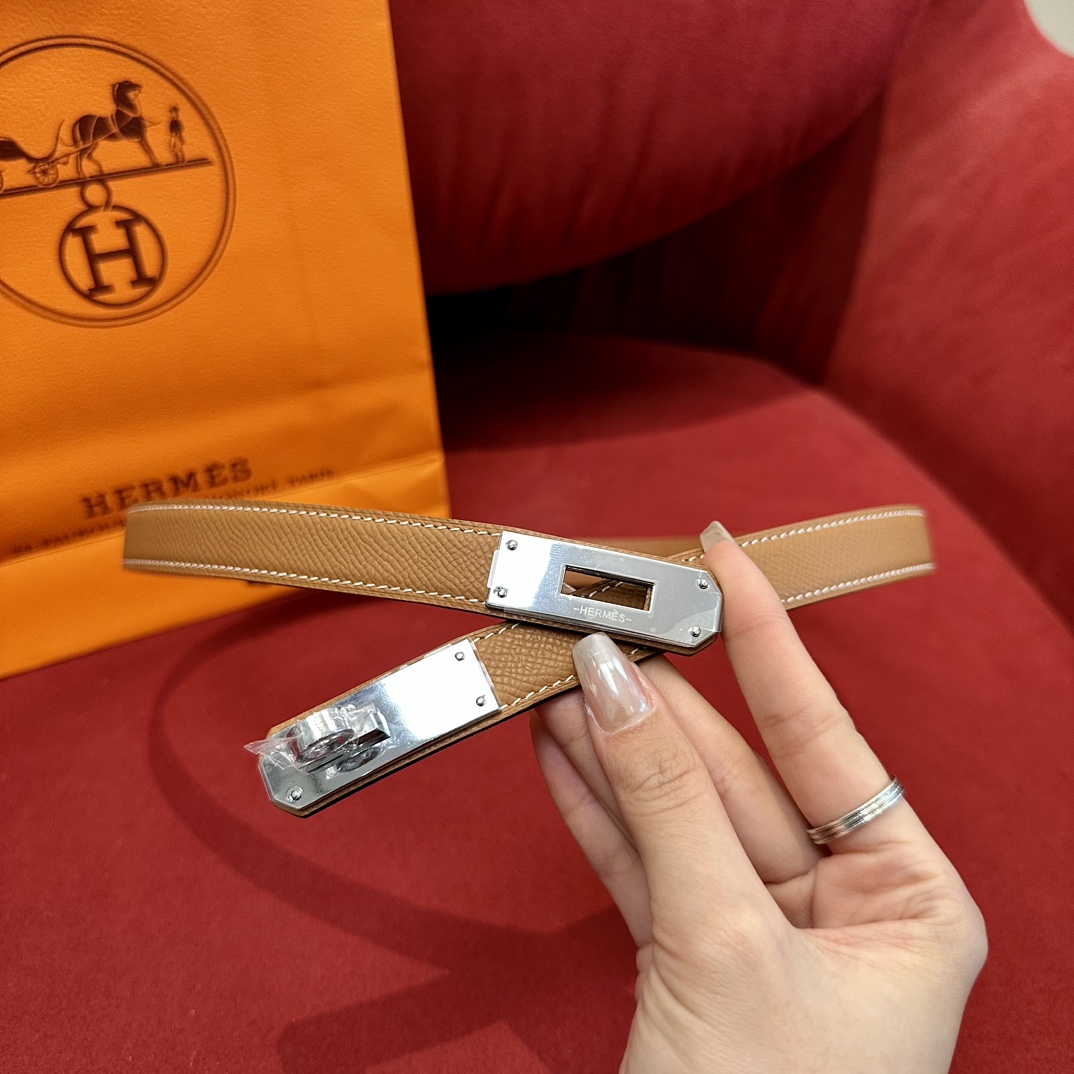 Hermès Female Basic Belt Cow Leather S-m-l