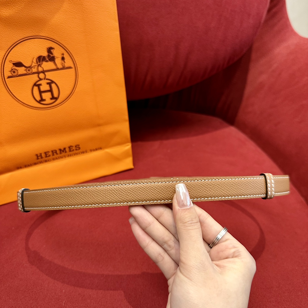 Hermès Female Basic Belt Cow Leather S-m-l