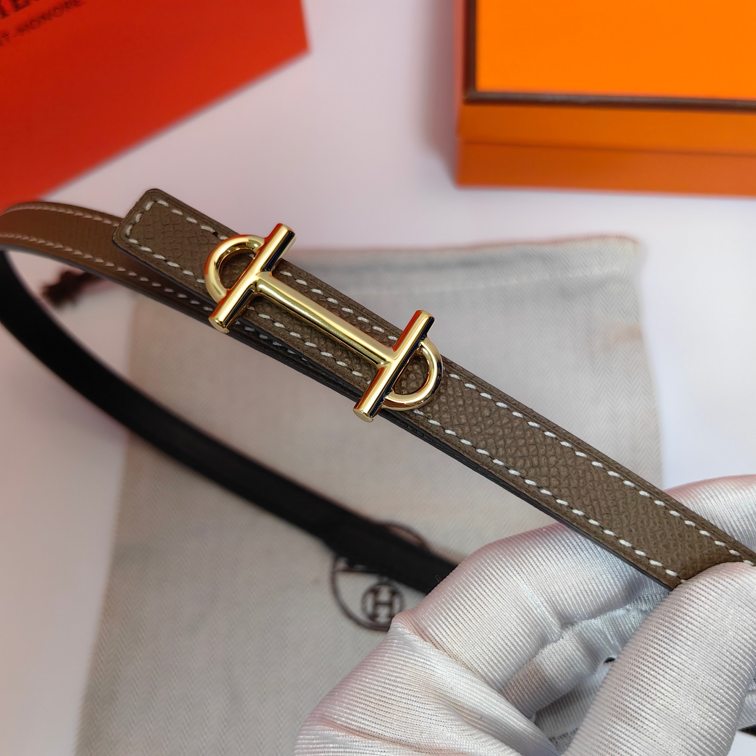 Hermès Female Basic Belt Cow Leather M