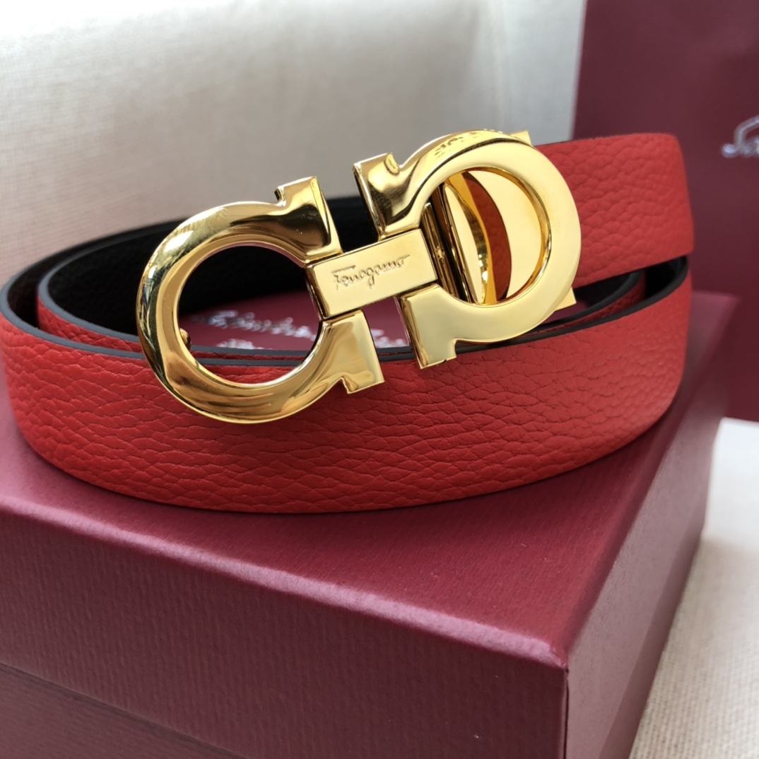 Salvatore Ferragamo Female Basic Belt Cow Leather 25mm-m