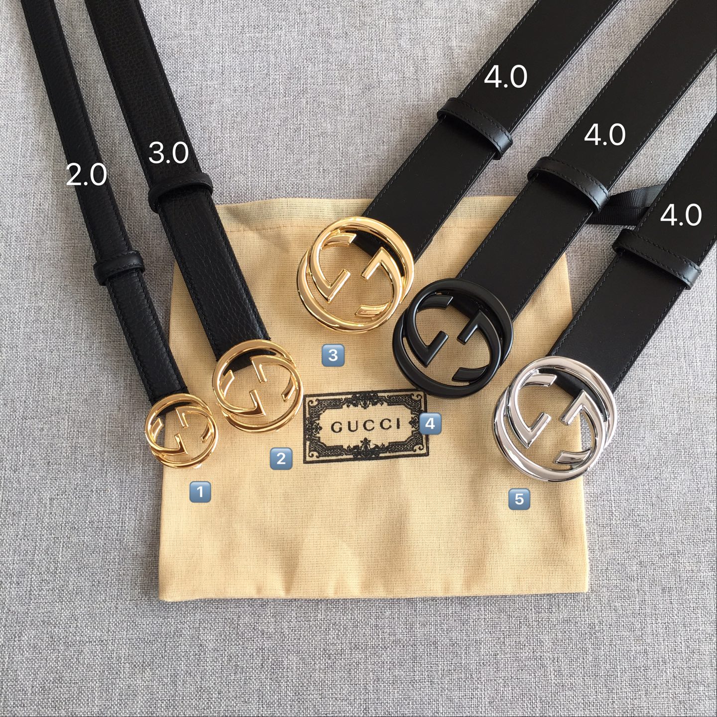 Gucci Female Basic Belt M