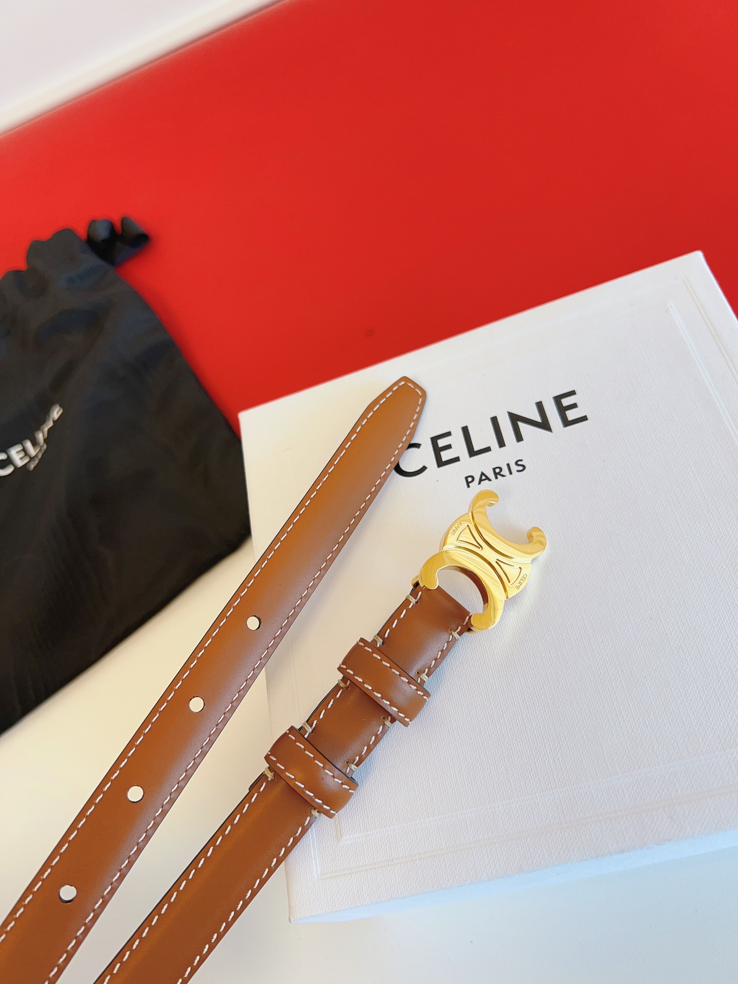 Celine Female Basic Belt Brown M