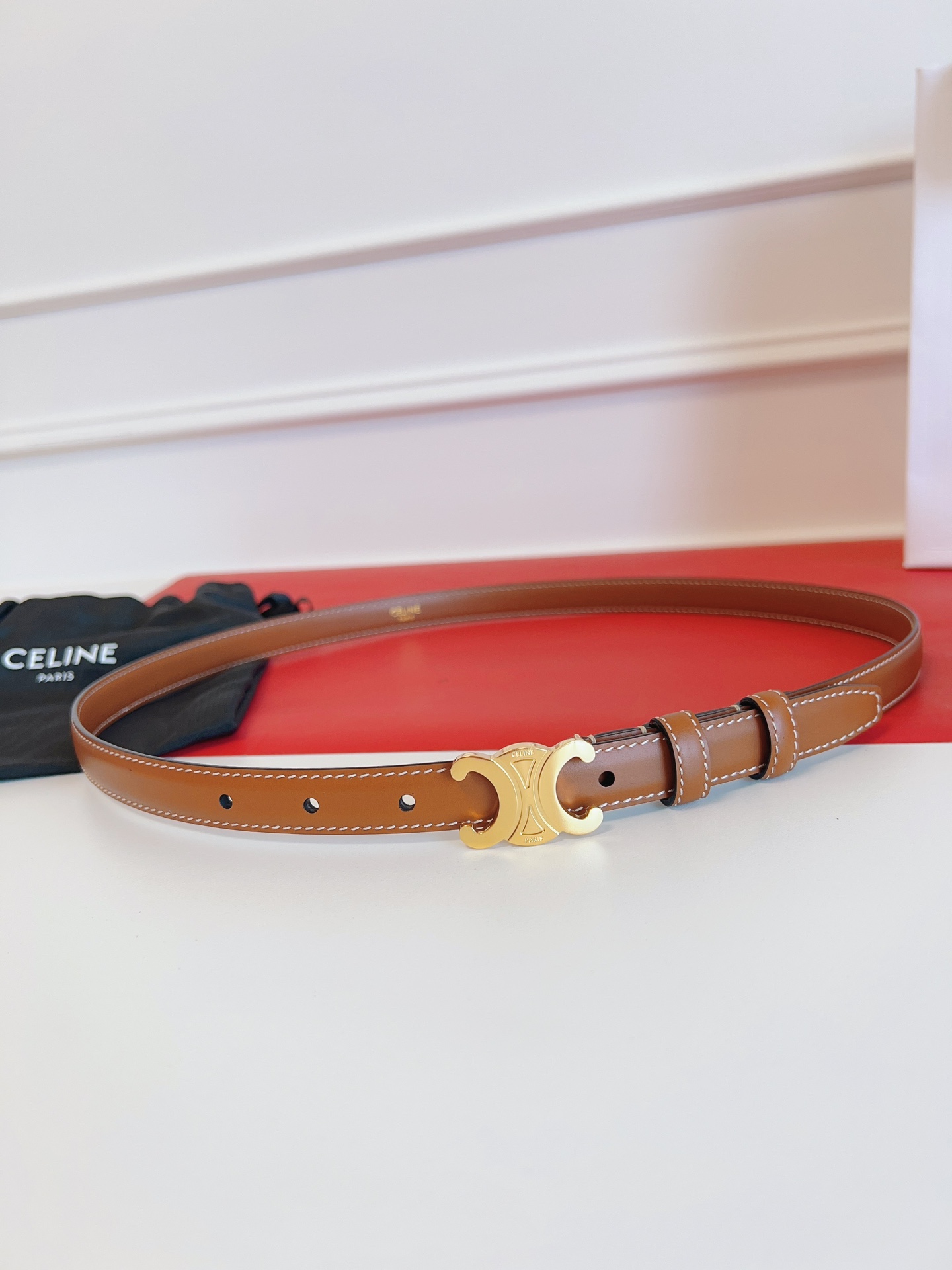 Celine Female Basic Belt Brown M