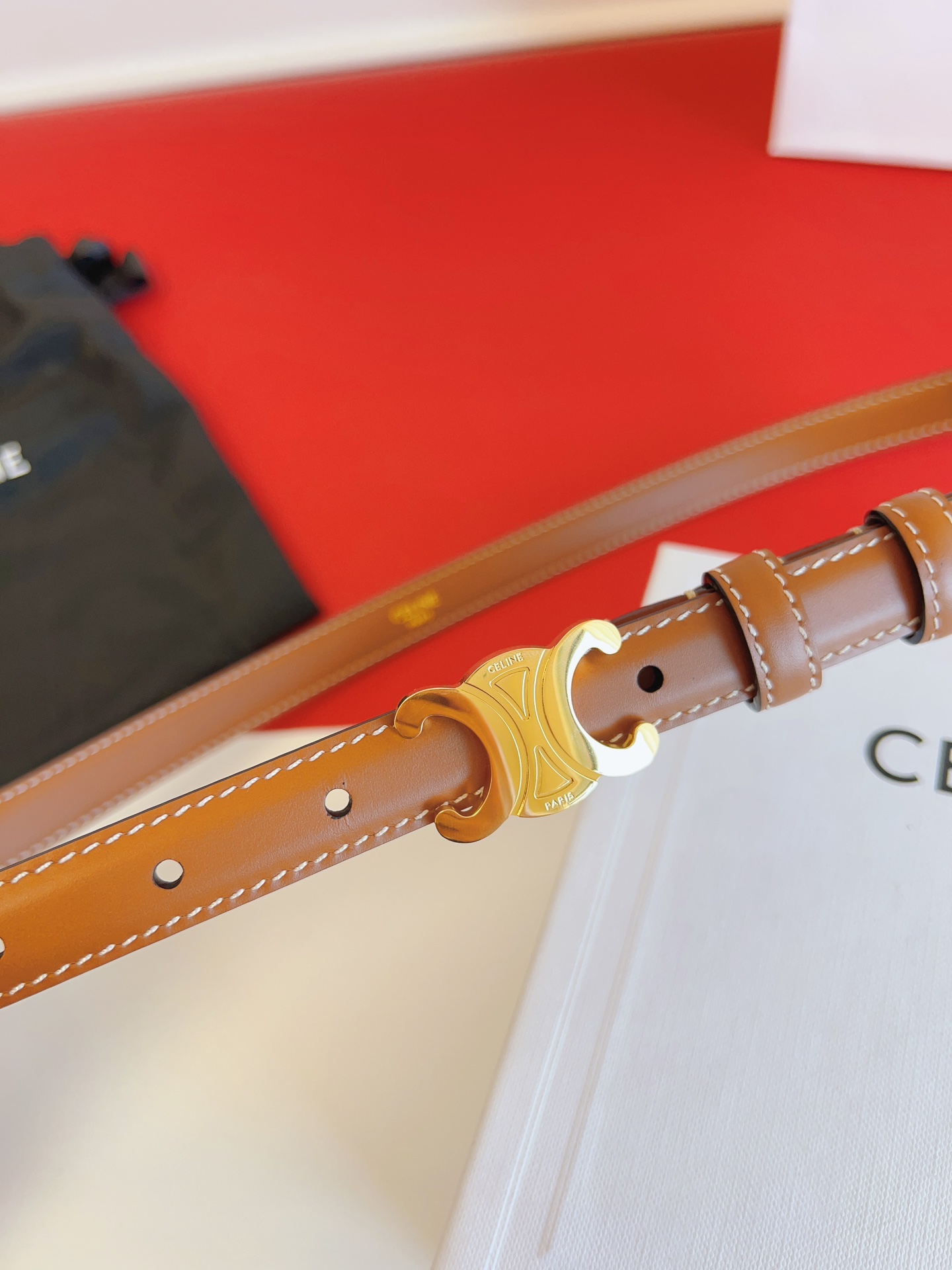 Celine Female Basic Belt Brown M