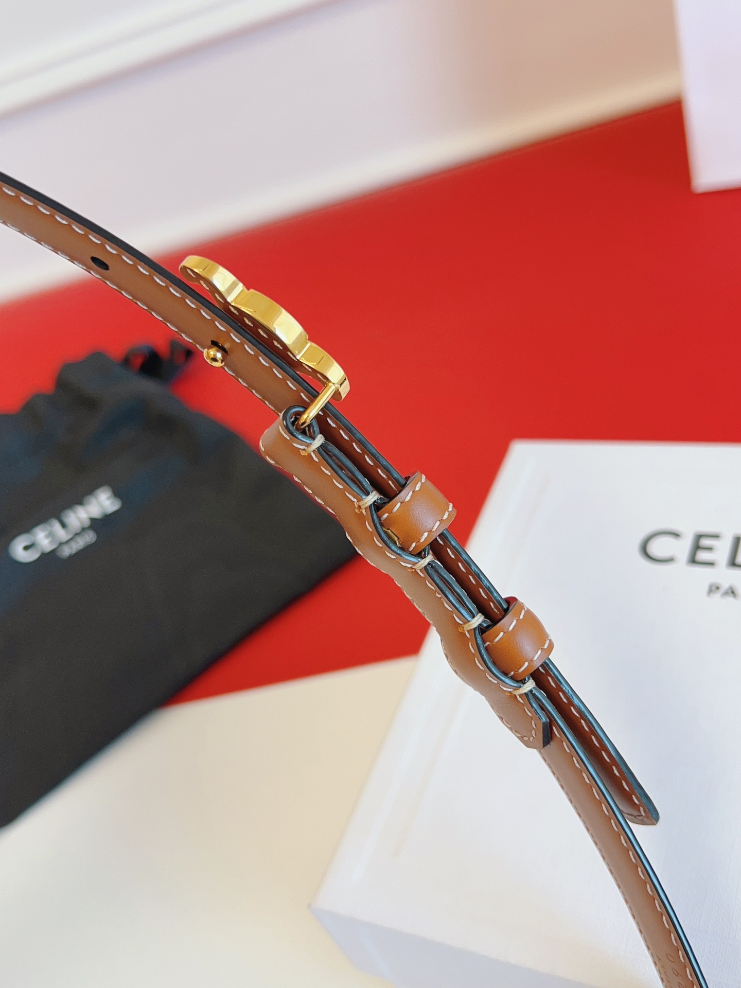 Celine Female Basic Belt Brown M