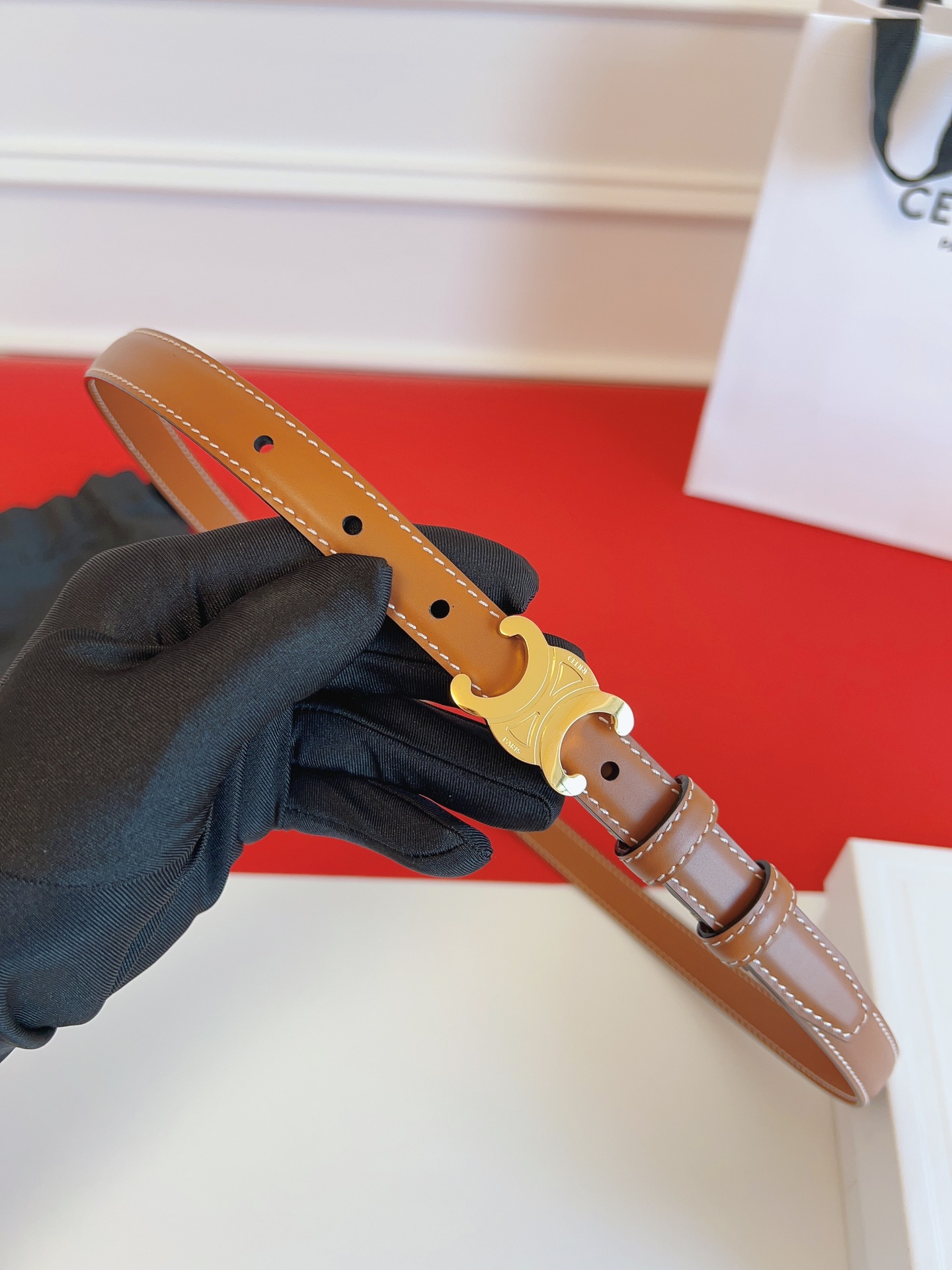 Celine Female Basic Belt Brown M