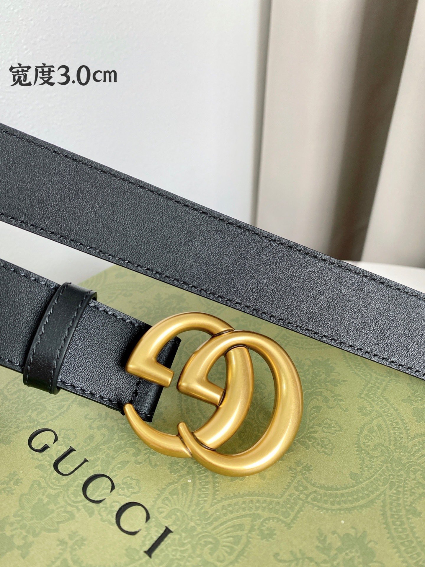Gucci Female Leather Belt Top Grain Leather M