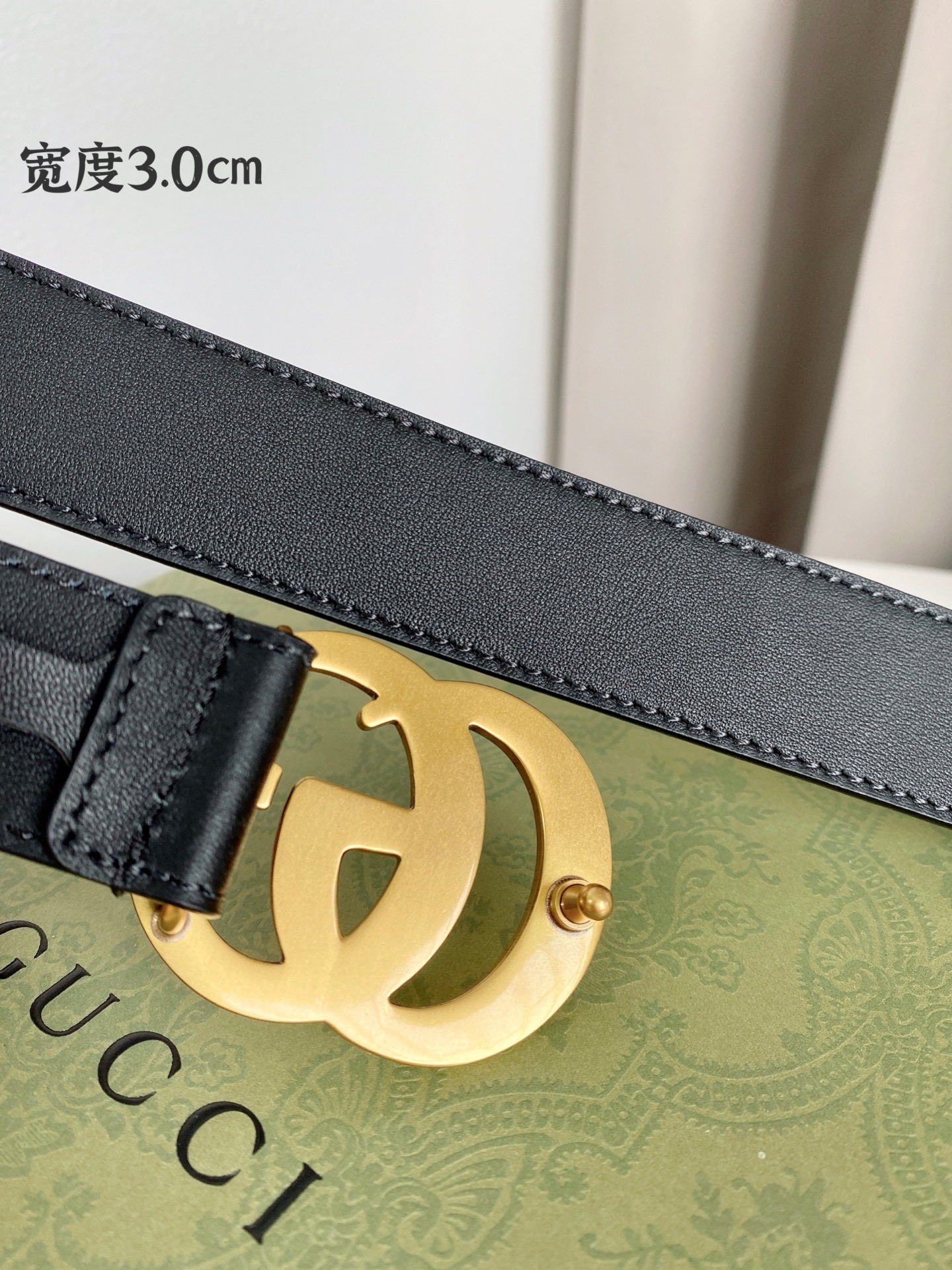 Gucci Female Leather Belt Top Grain Leather M