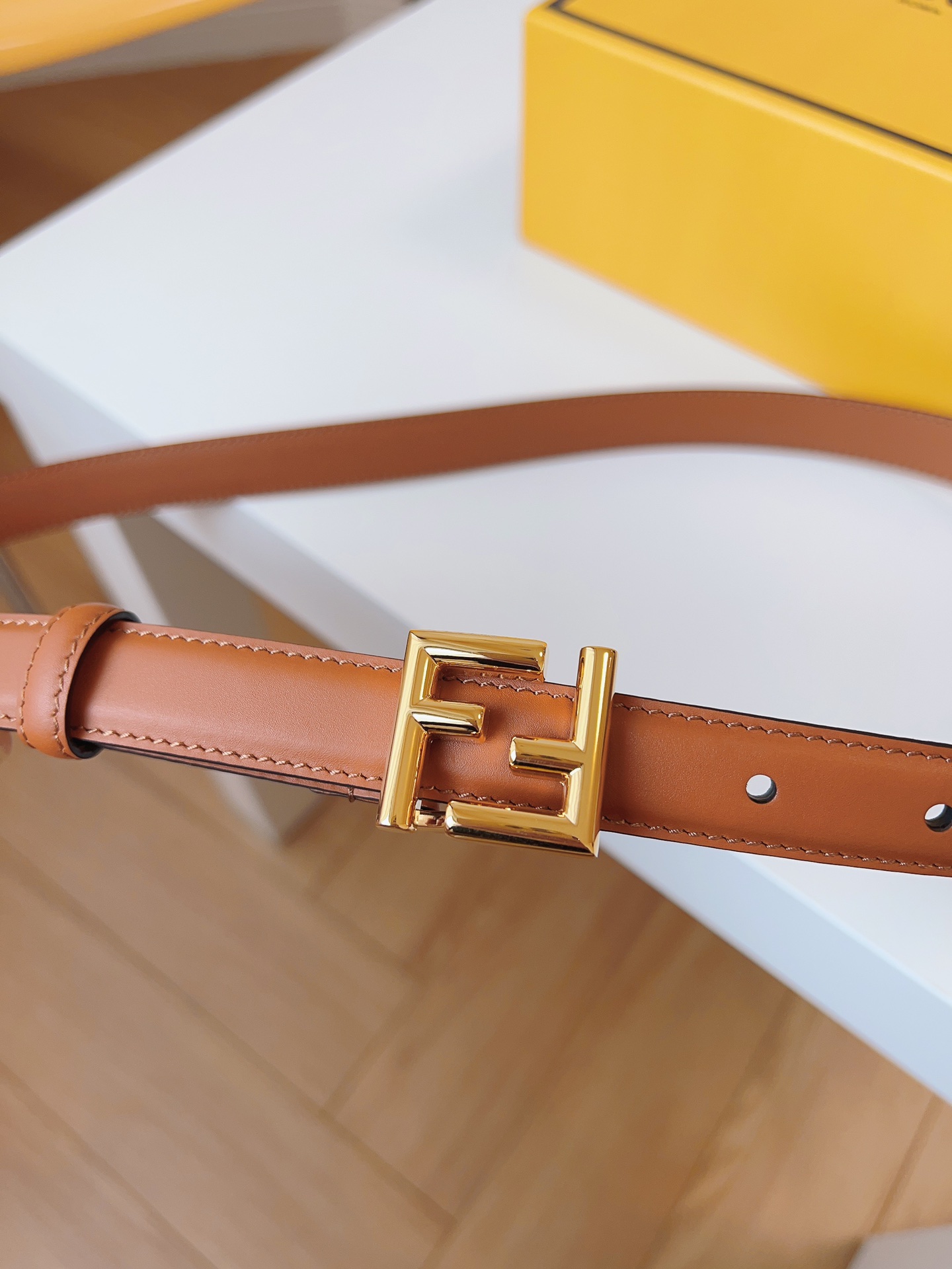 Fendi Female Leather Belt Cow Leather M