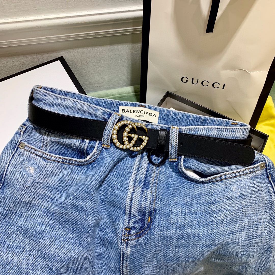 Gucci Female Basic Belt Cow Leather M-l