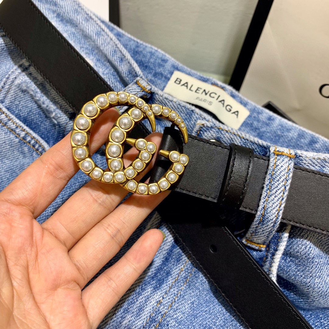 Gucci Female Basic Belt Cow Leather M-l