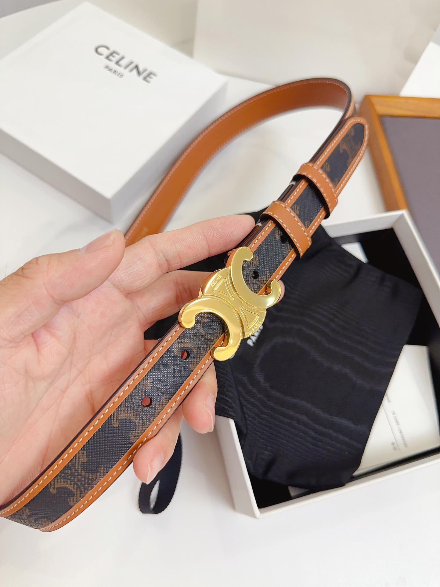 Celine Female Basic Belt Cow Leather M-l