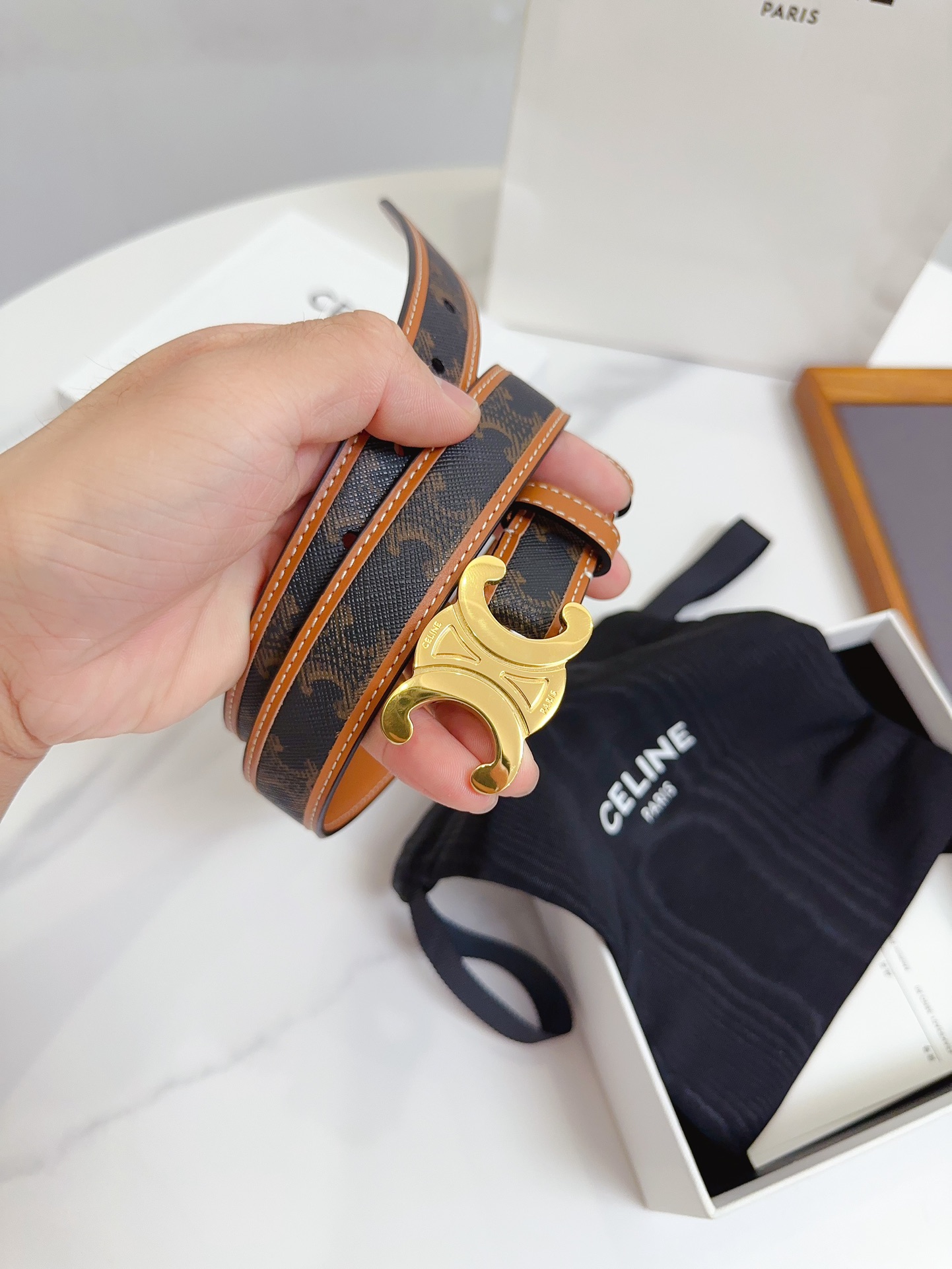 Celine Female Basic Belt Cow Leather M-l