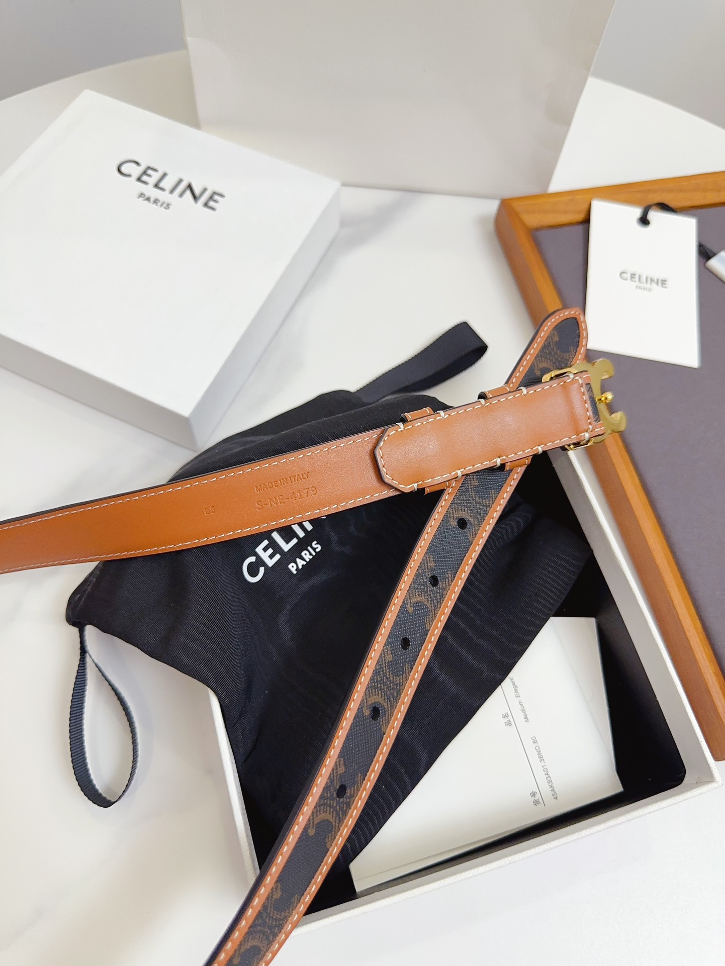 Celine Female Basic Belt Cow Leather M-l