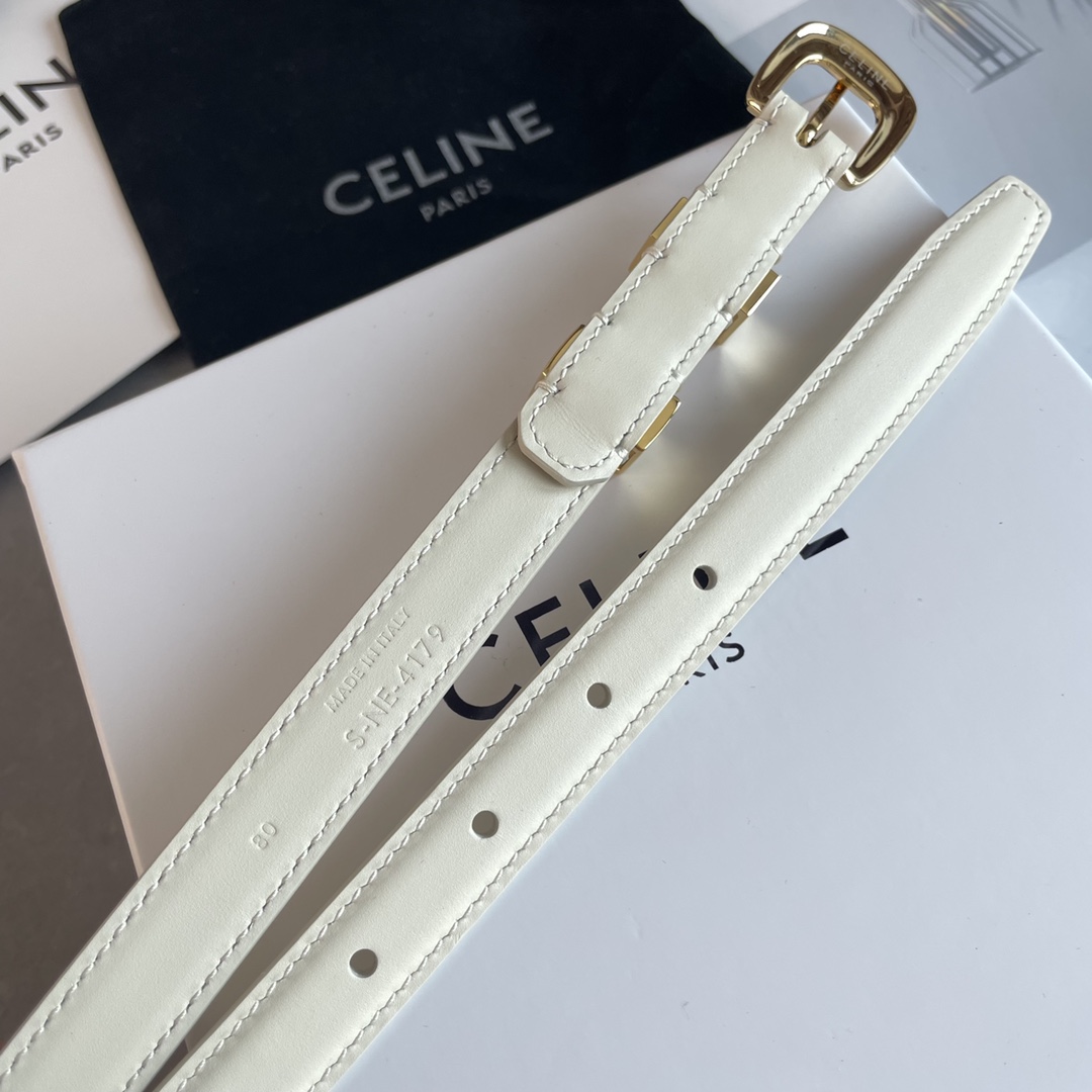 Celine Female Leather Belt Cow Leather M-l