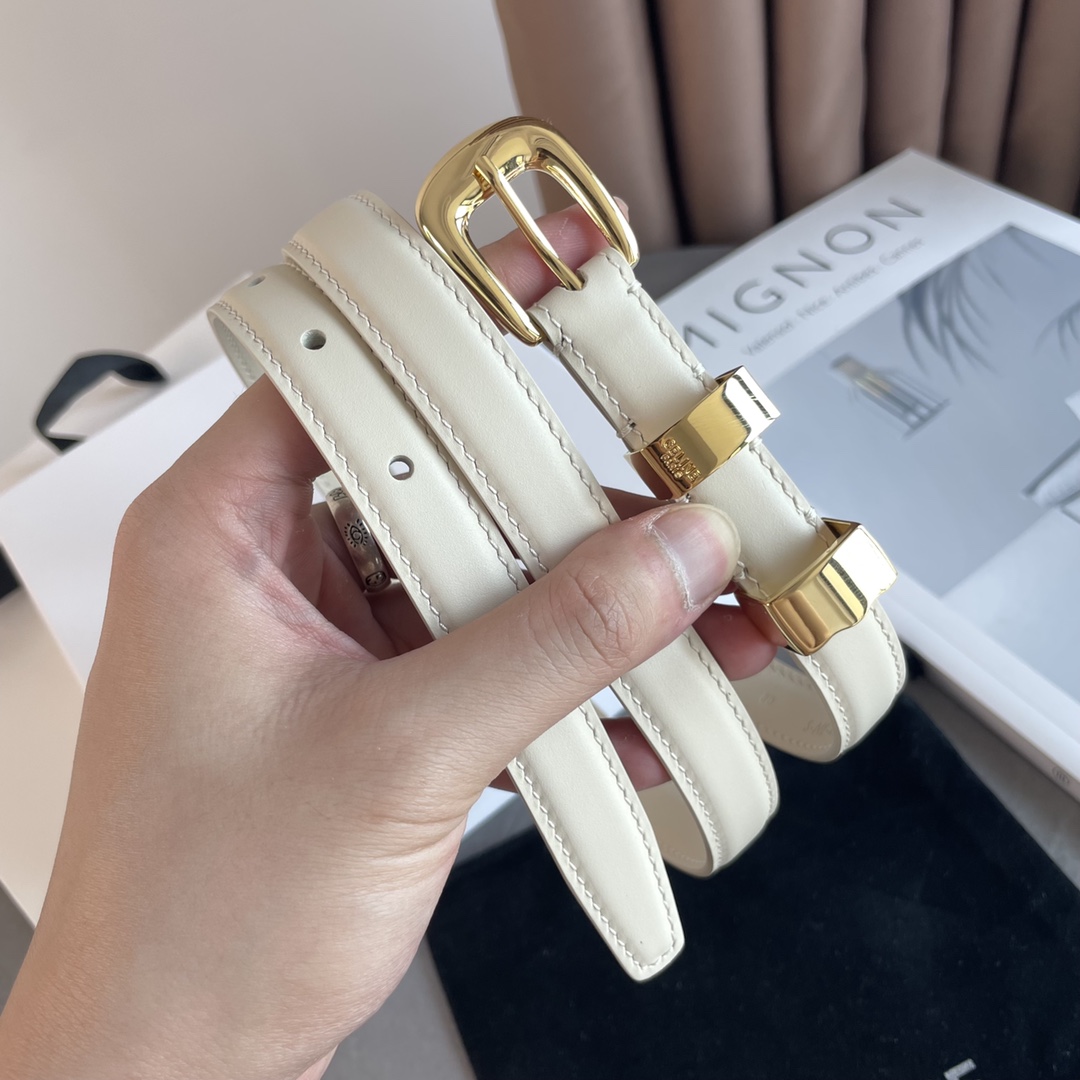 Celine Female Leather Belt Cow Leather M-l