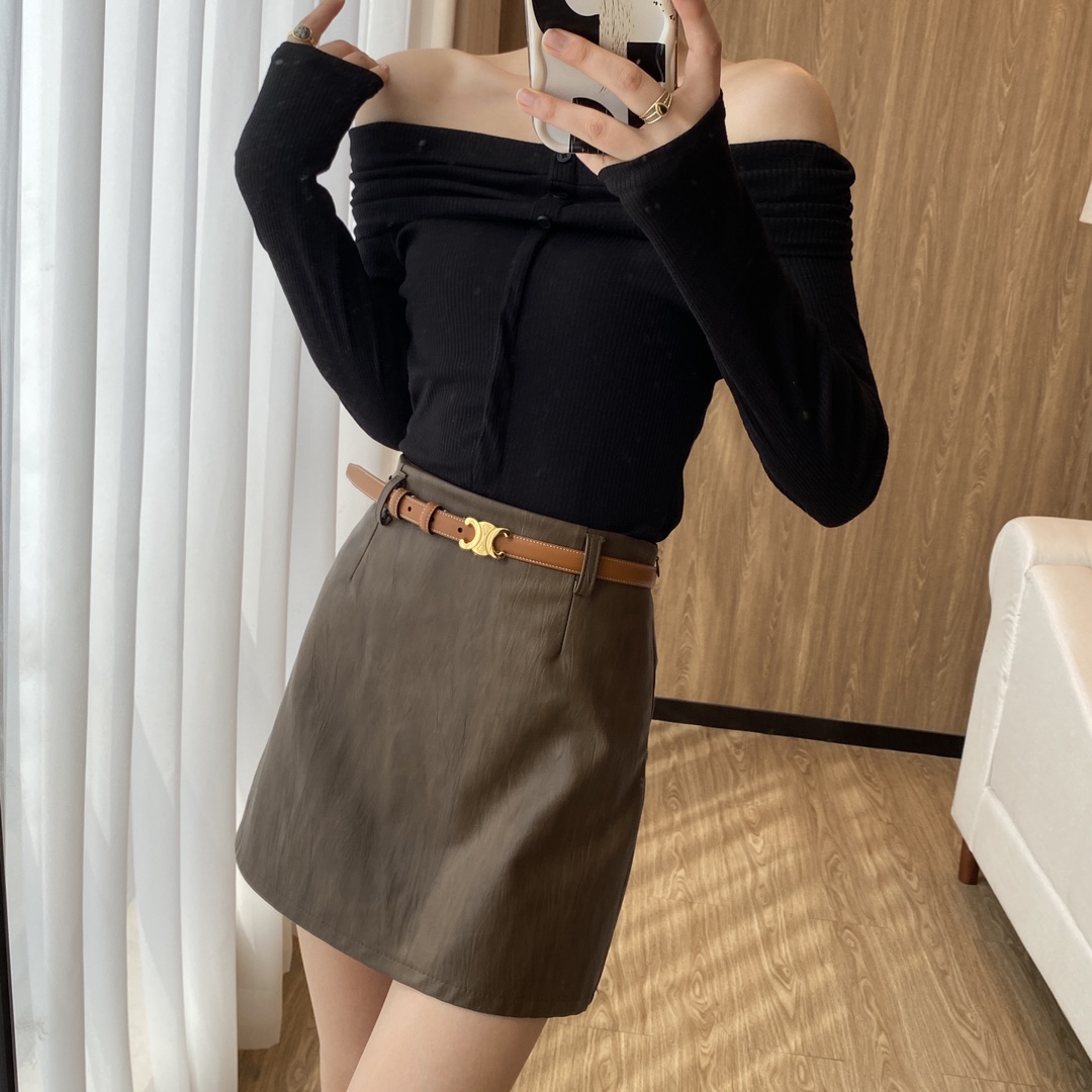 Celine Female Leather Belt 18mm-25mm-l