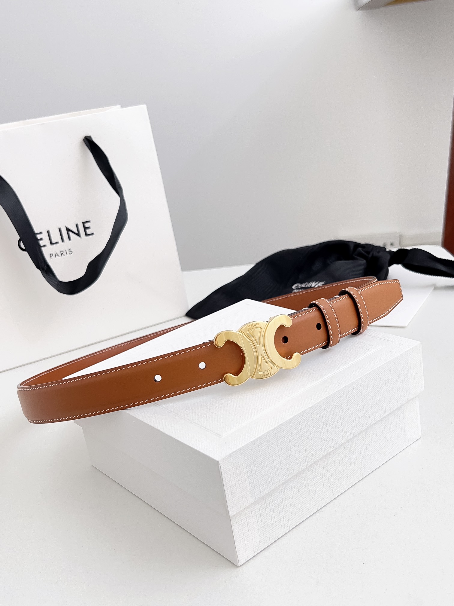 Celine Female Basic Belt Cow Leather M-l