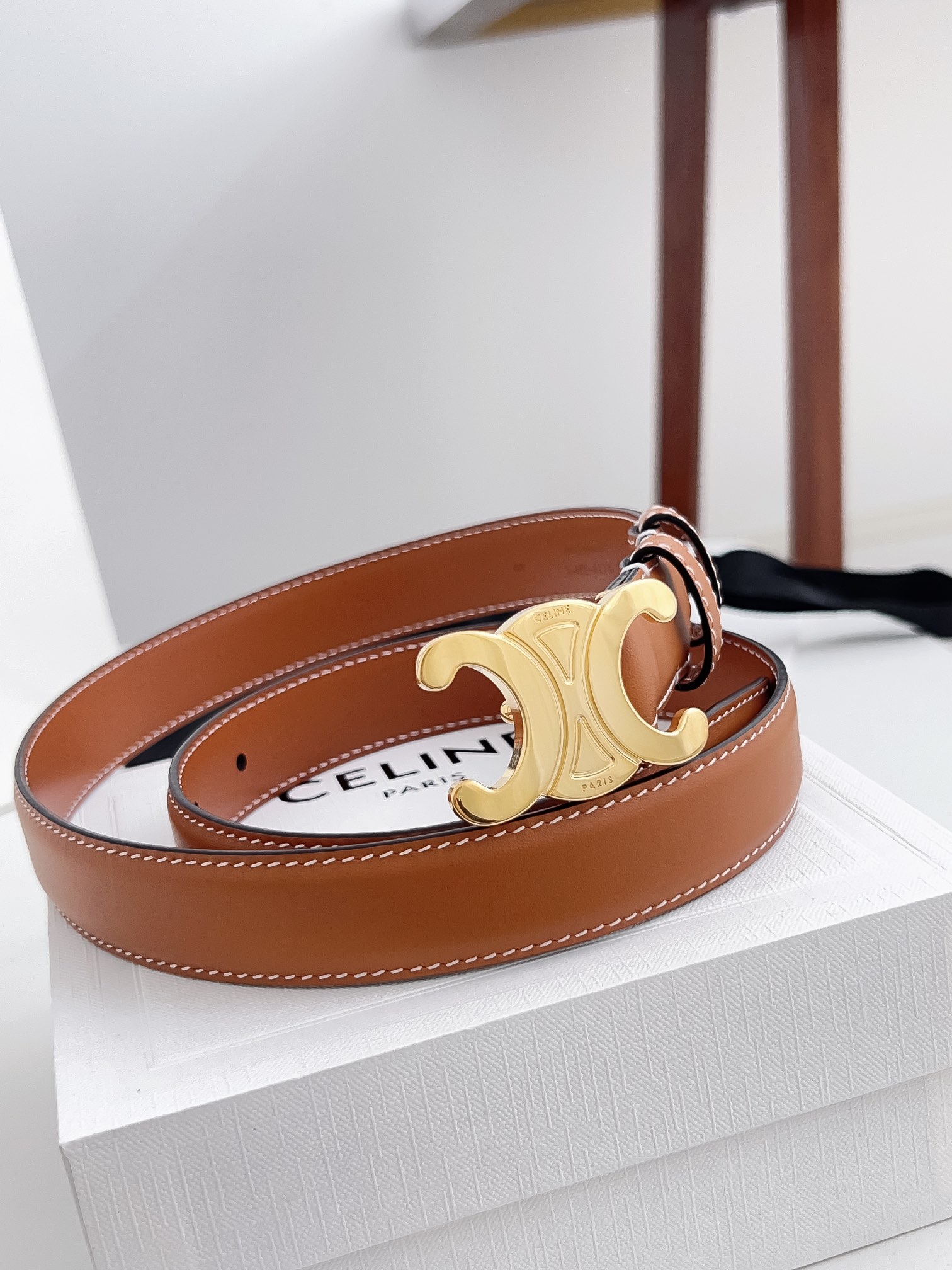 Celine Female Basic Belt Cow Leather M-l