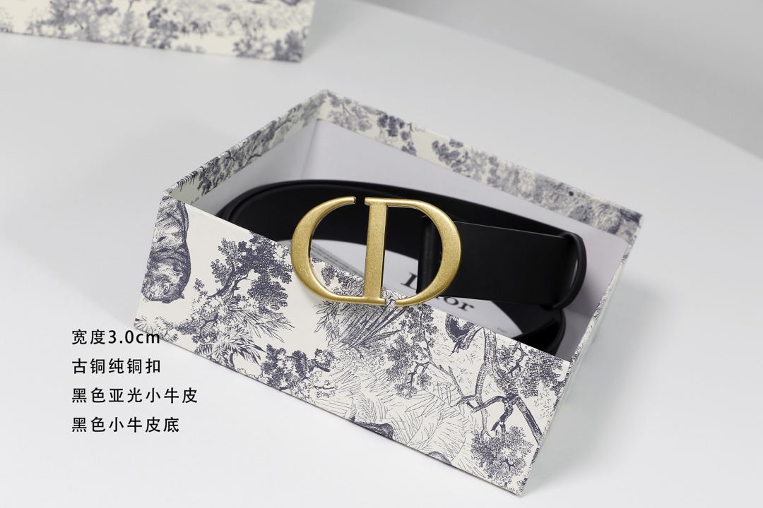 Dior Female Basic Belt Cow Leather M