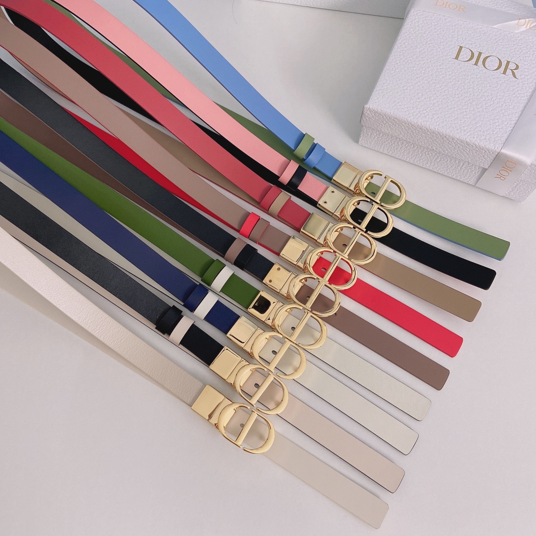 Dior Female Leather Belt Cow Leather M