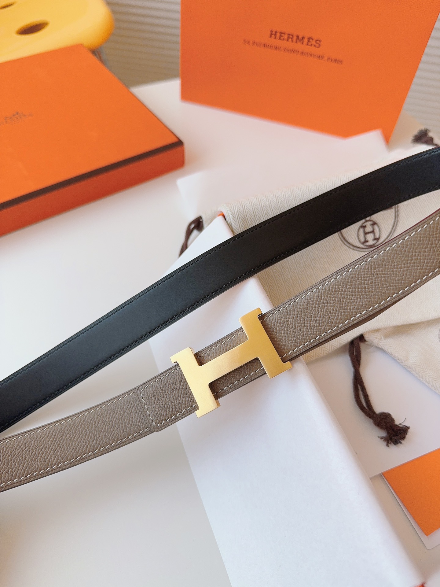Hermès Female Basic Belt Cow Leather M