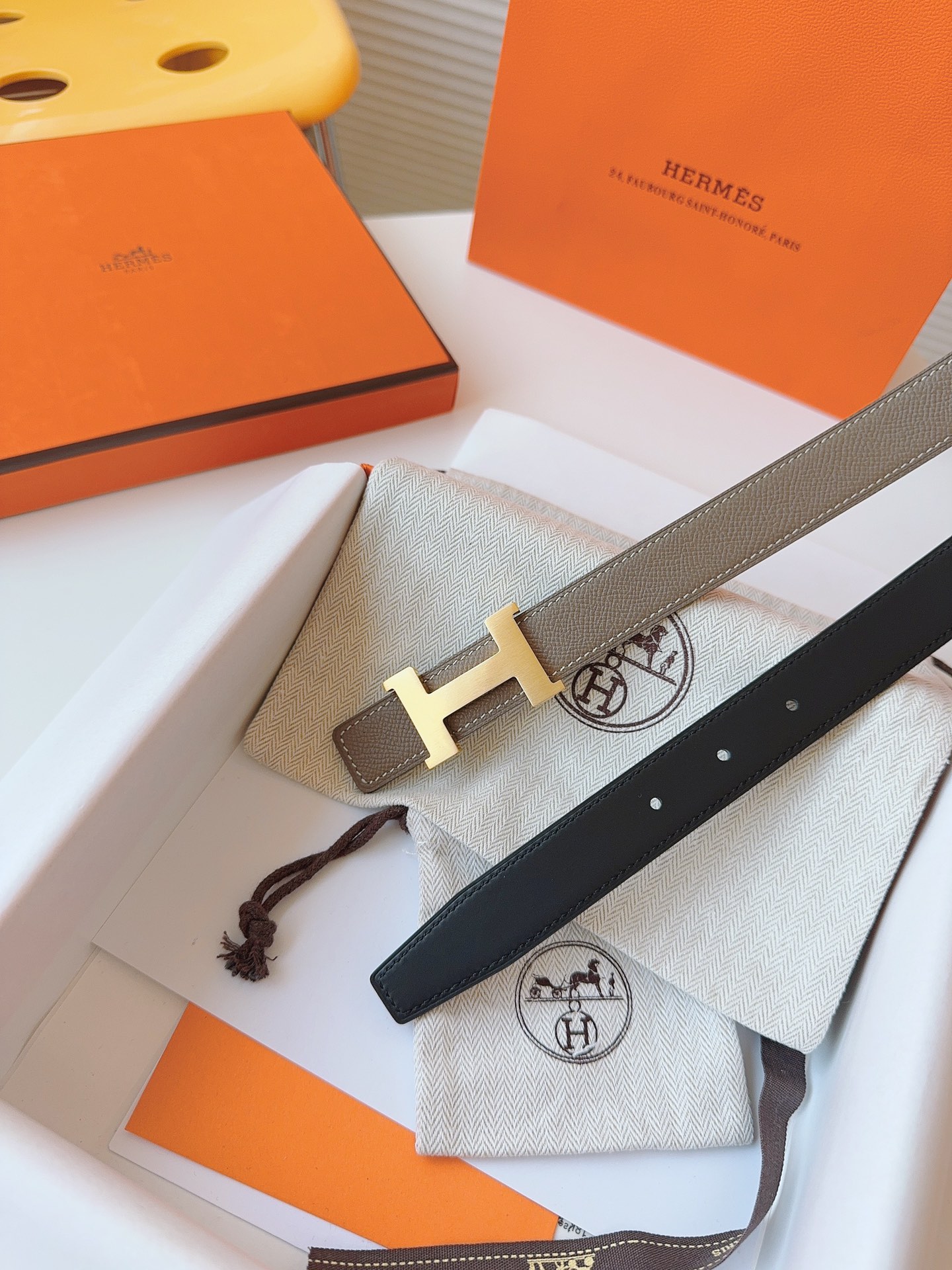 Hermès Female Basic Belt Cow Leather M
