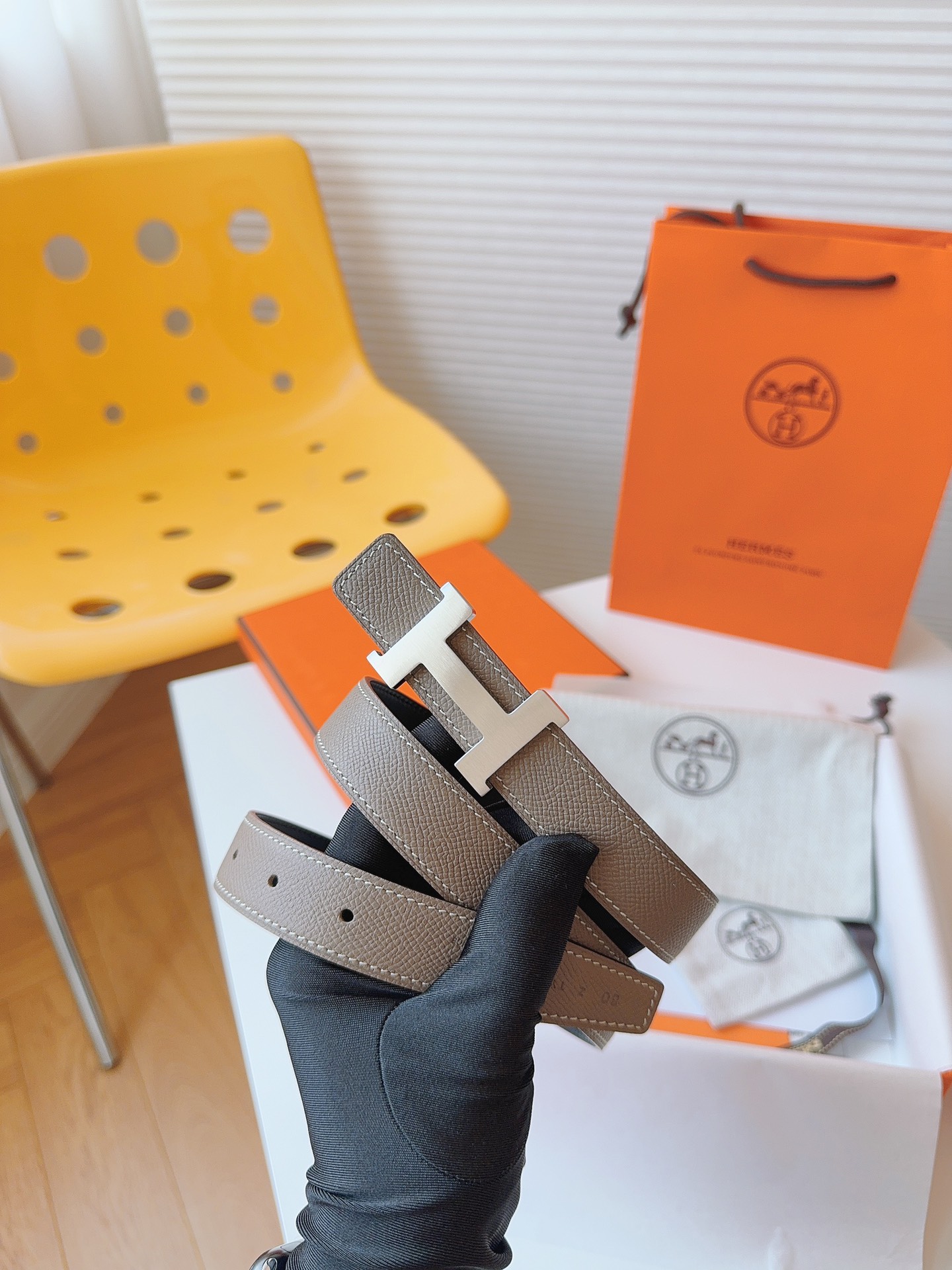 Hermès Female Basic Belt Cow Leather M