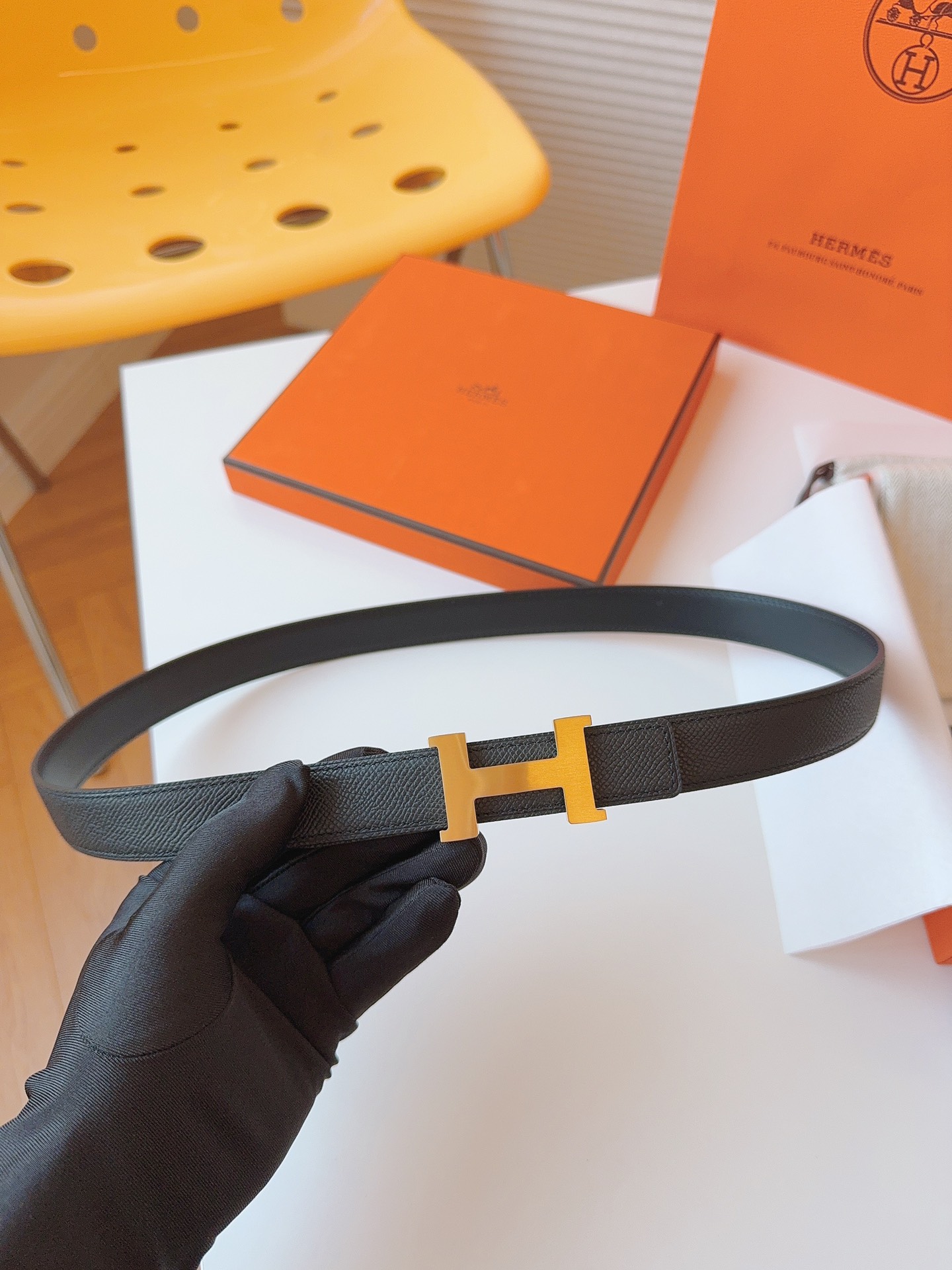 Hermès Female Basic Belt Cow Leather M