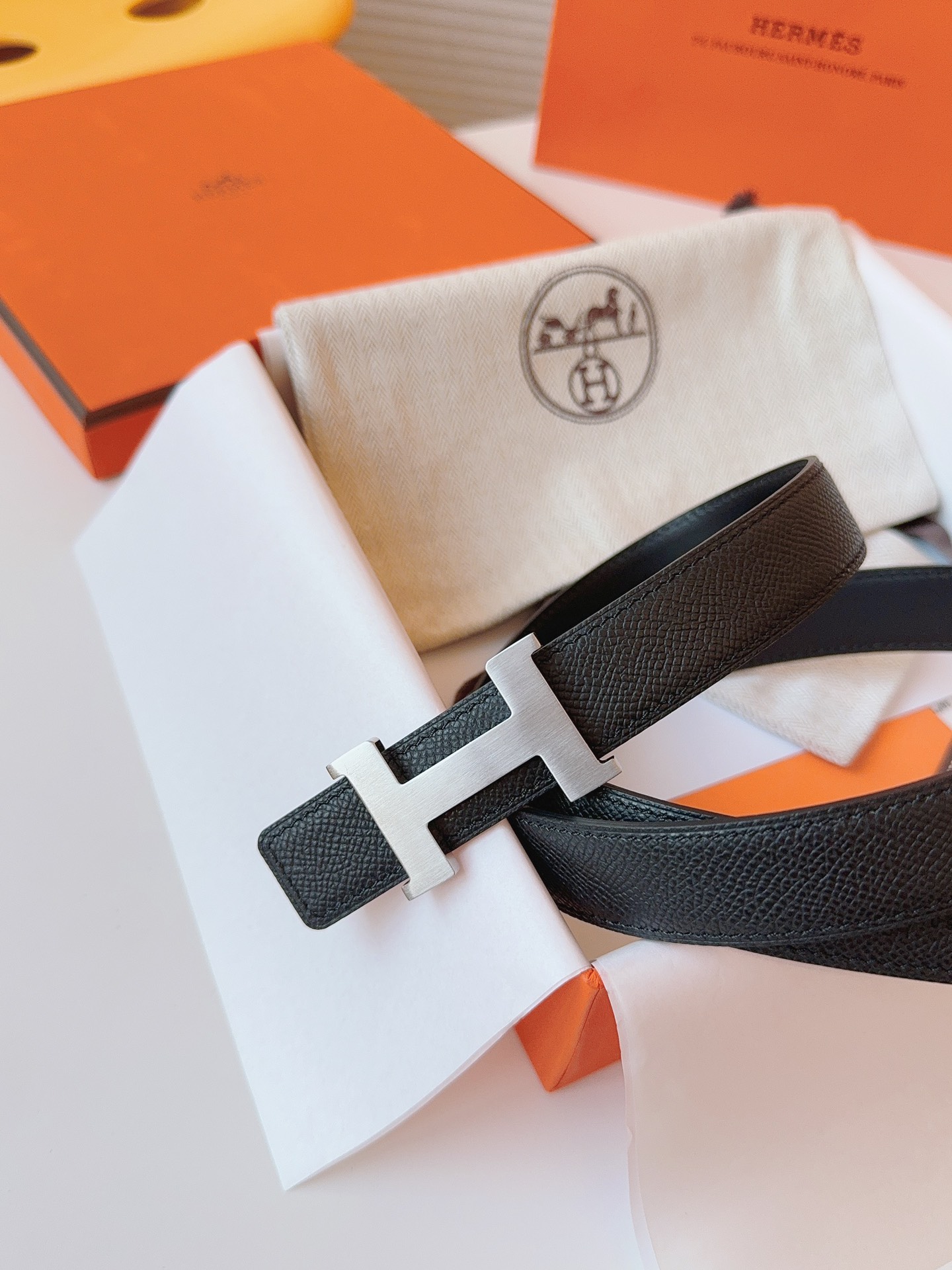 Hermès Female Basic Belt Cow Leather M