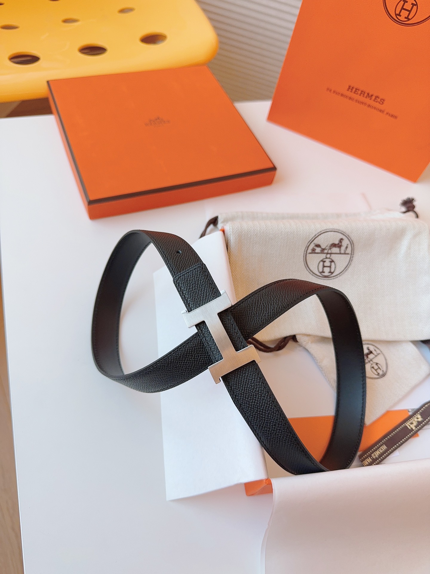 Hermès Female Basic Belt Cow Leather M