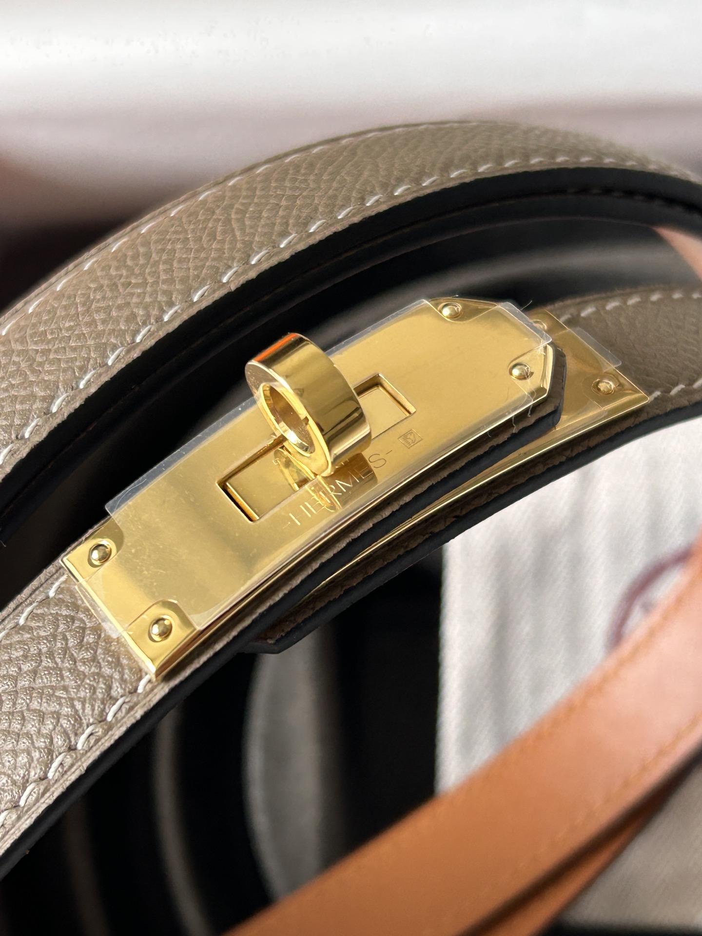 Hermès Female Leather Belt Cow Leather S-m-l