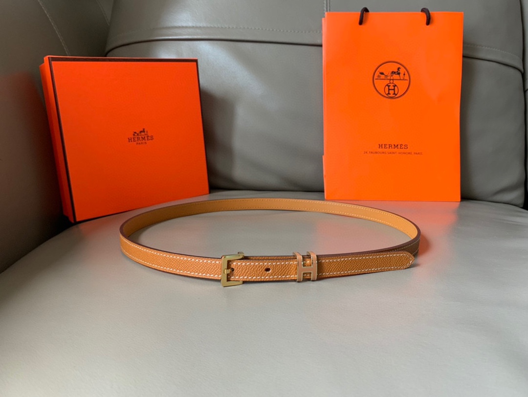 Hermès Female Leather Belt Cow Leather S-m