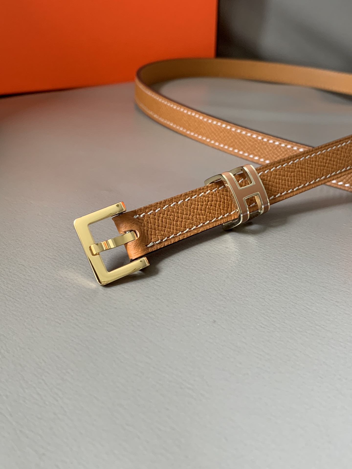 Hermès Female Leather Belt Cow Leather S-m