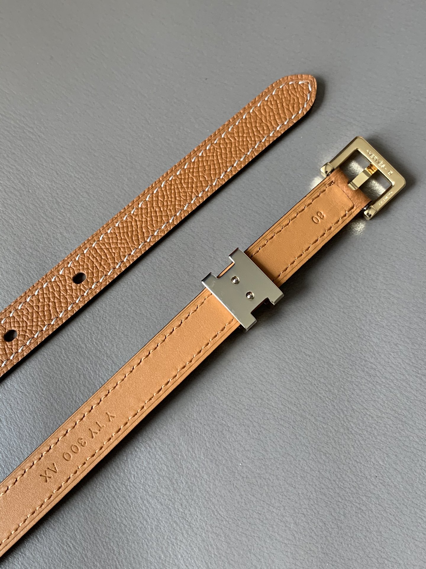 Hermès Female Leather Belt Cow Leather S-m