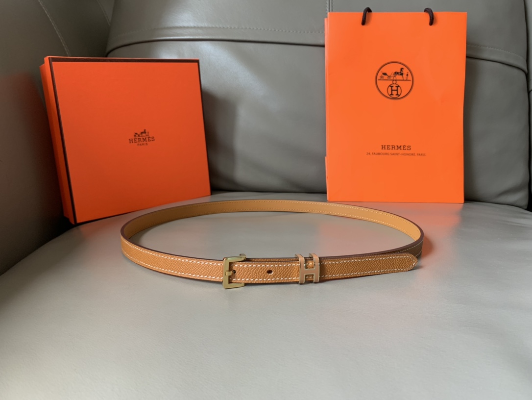 Hermès Female Leather Belt Cow Leather S-m
