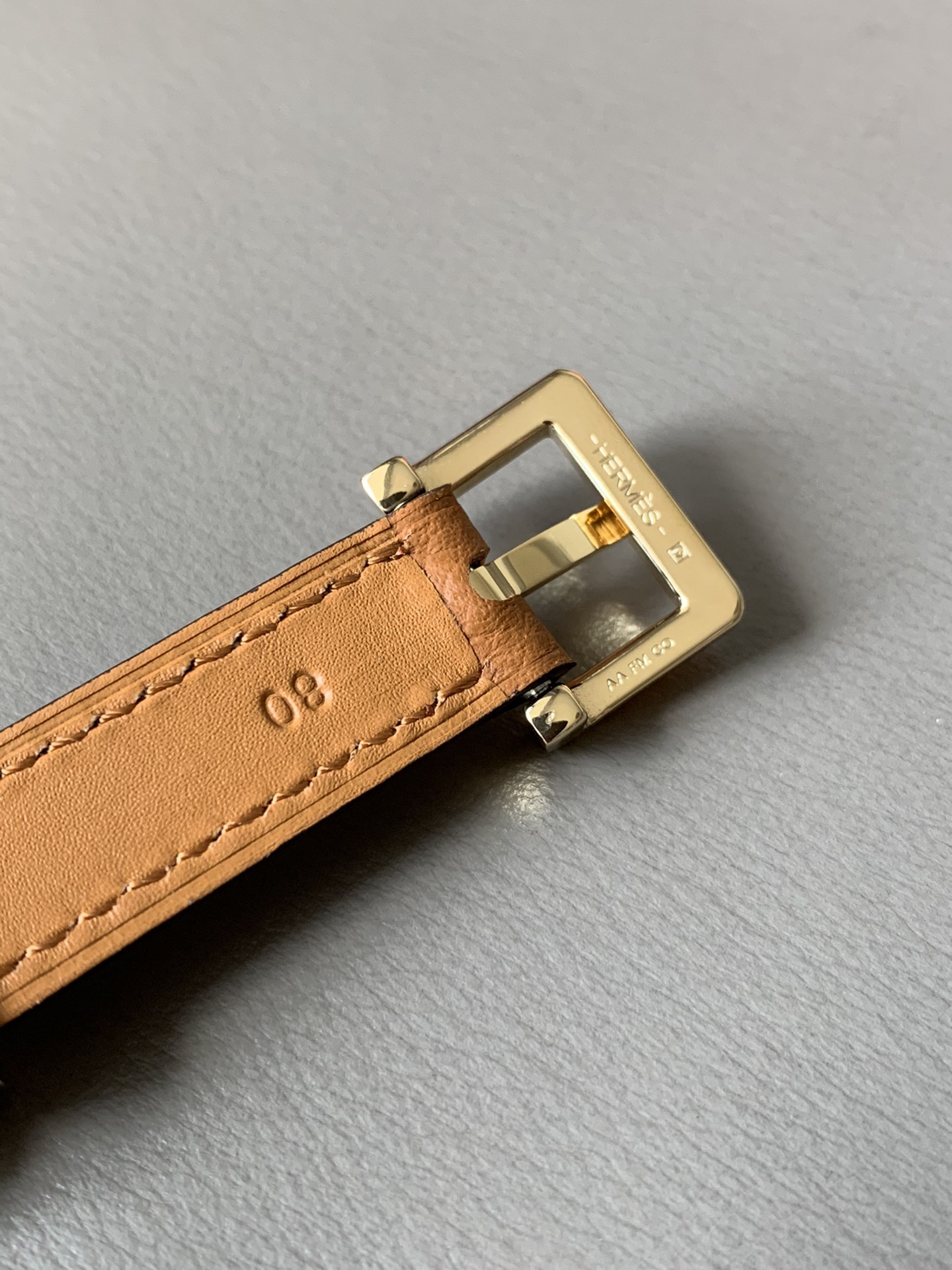 Hermès Female Leather Belt Cow Leather S-m