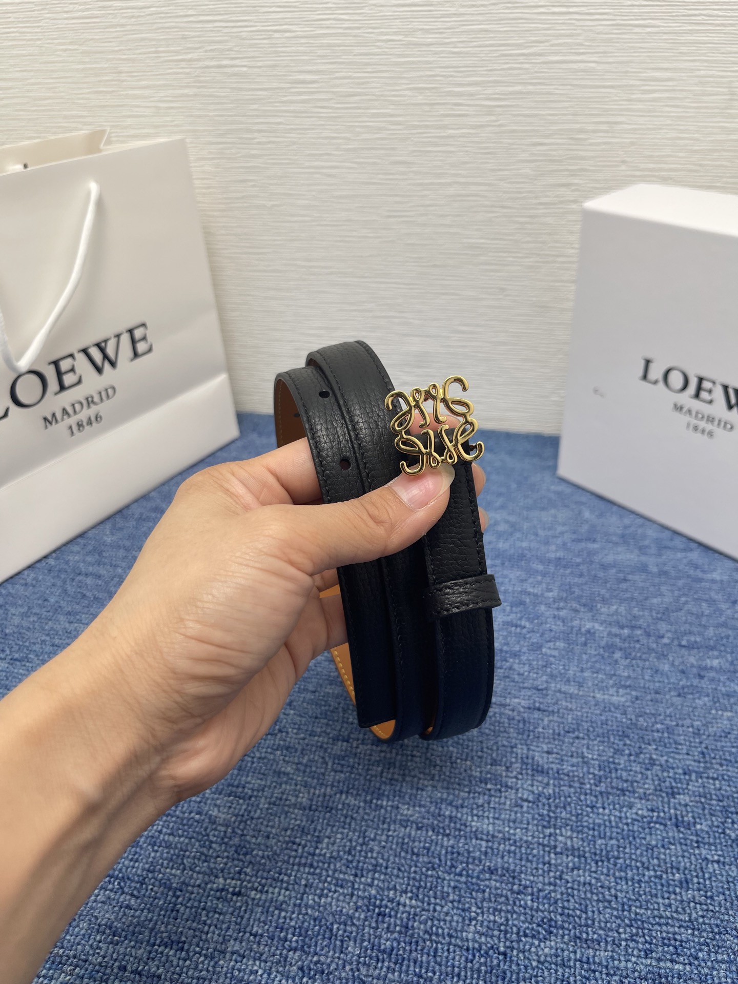 Loewe Female Basic Belt Cow Leather L