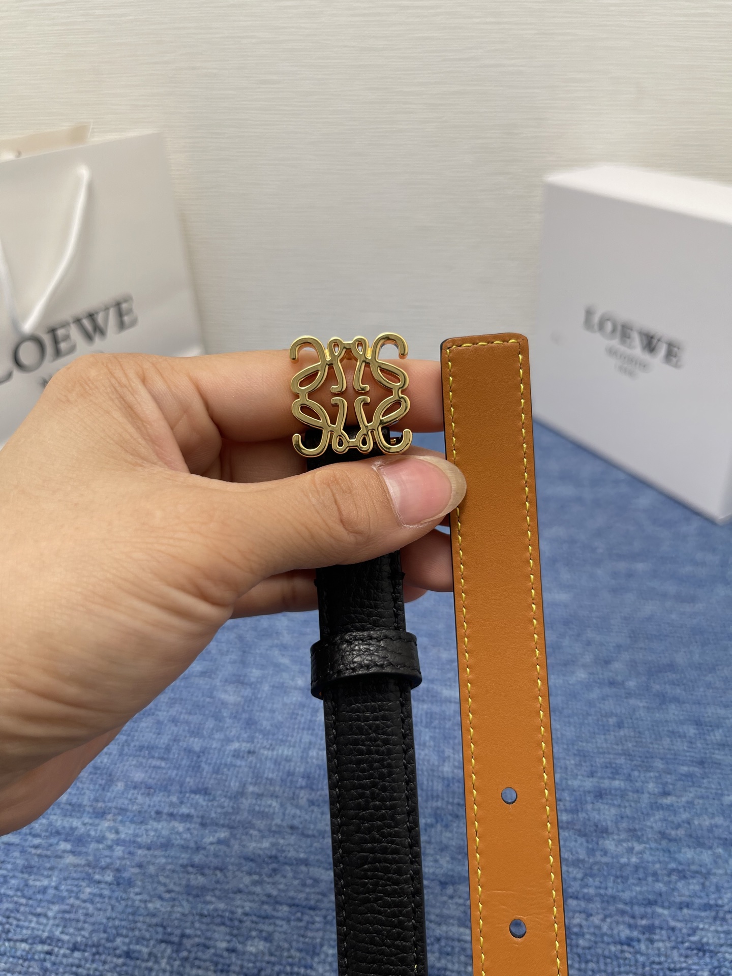 Loewe Female Basic Belt Cow Leather L