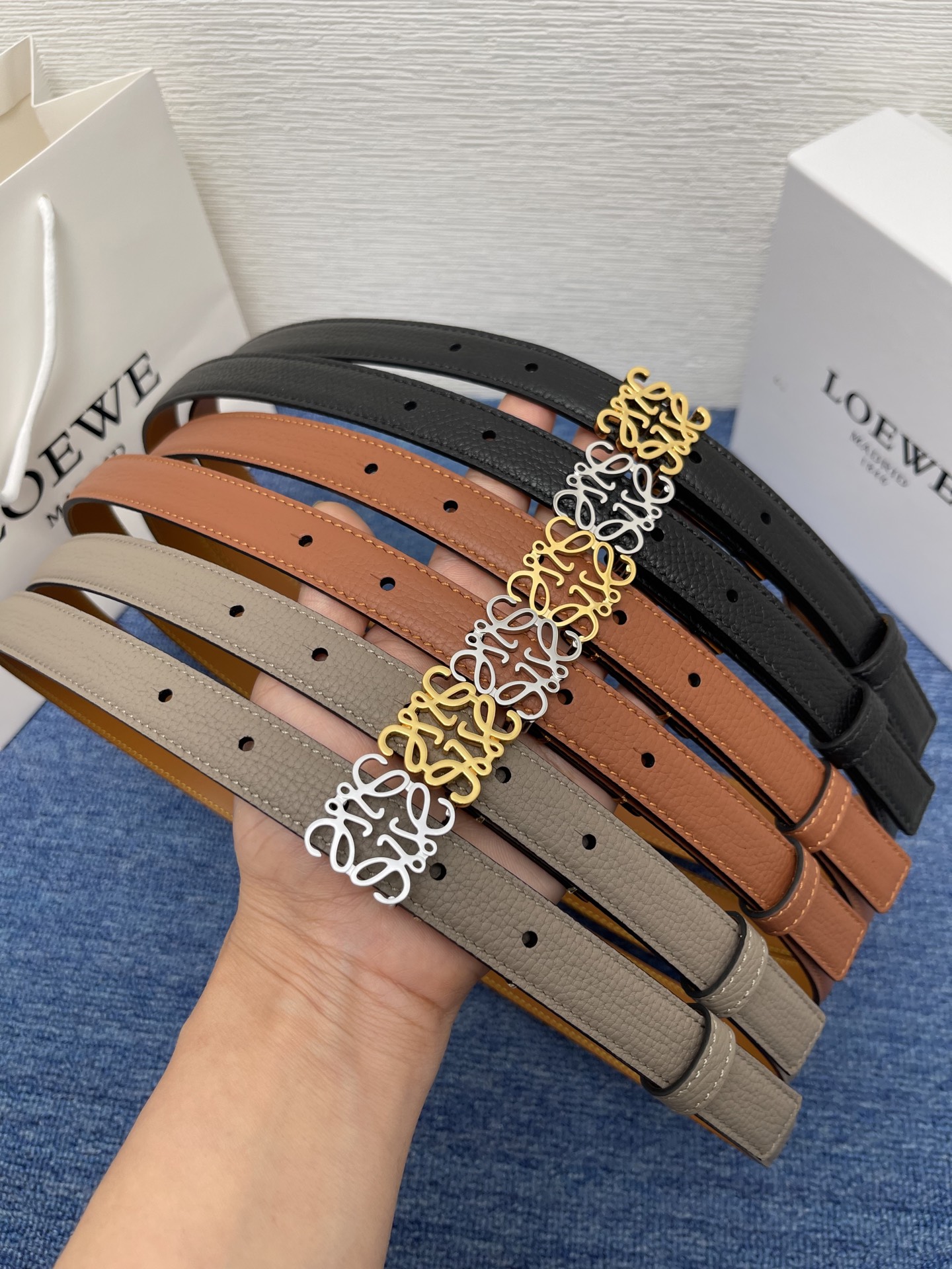 Loewe Female Basic Belt Cow Leather L