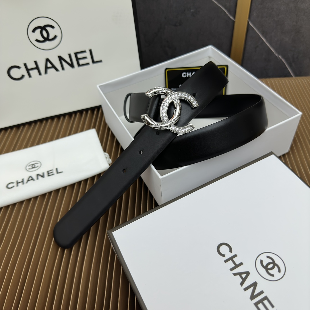 Chanel Female Basic Belt Cow Leather L
