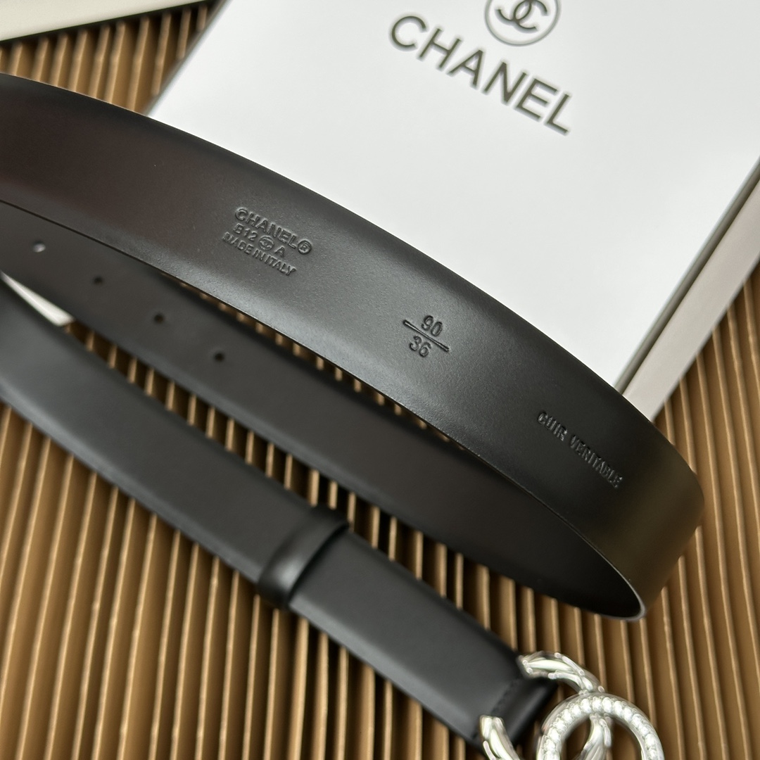 Chanel Female Basic Belt Cow Leather L