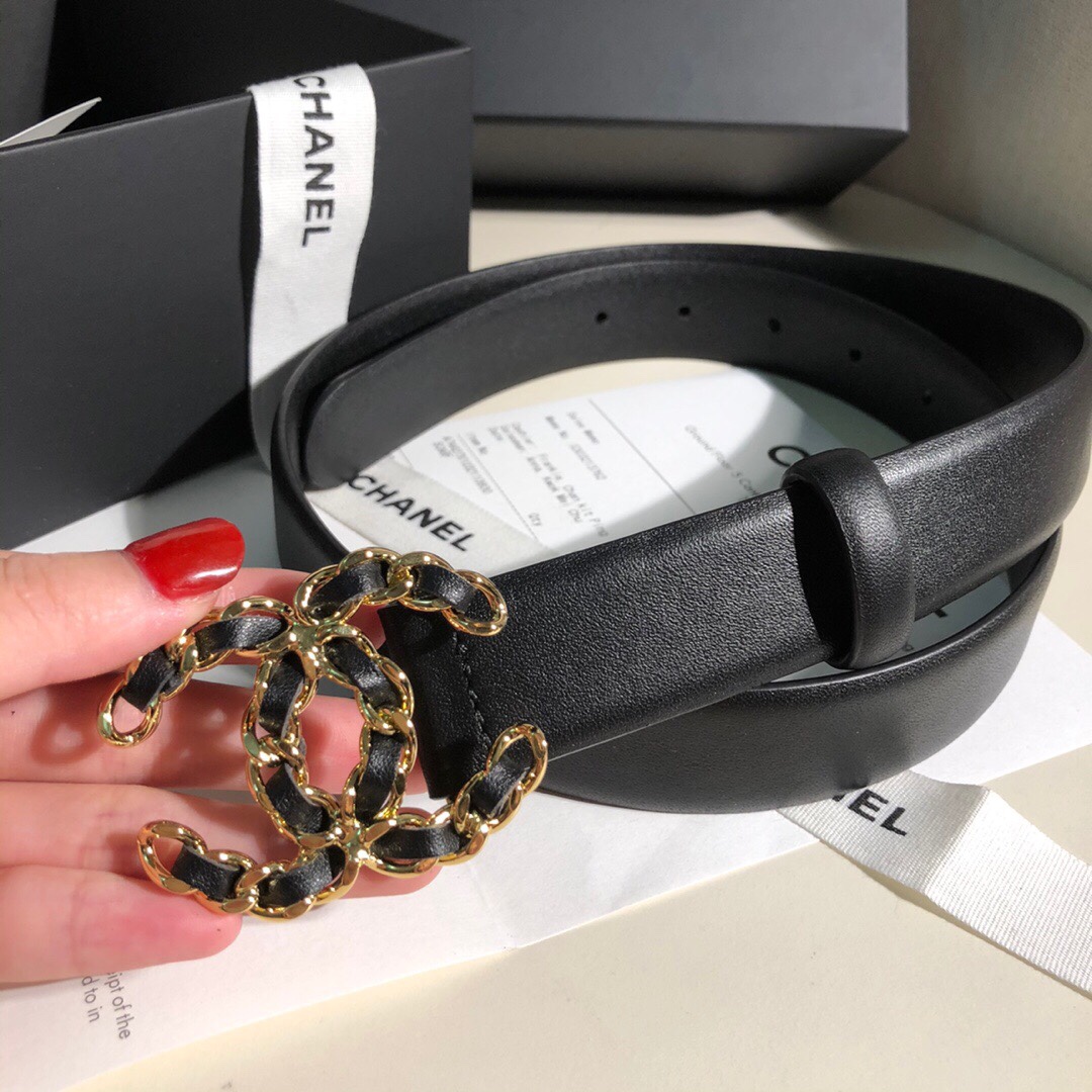 Chanel Female Basic Belt Cow Leather L