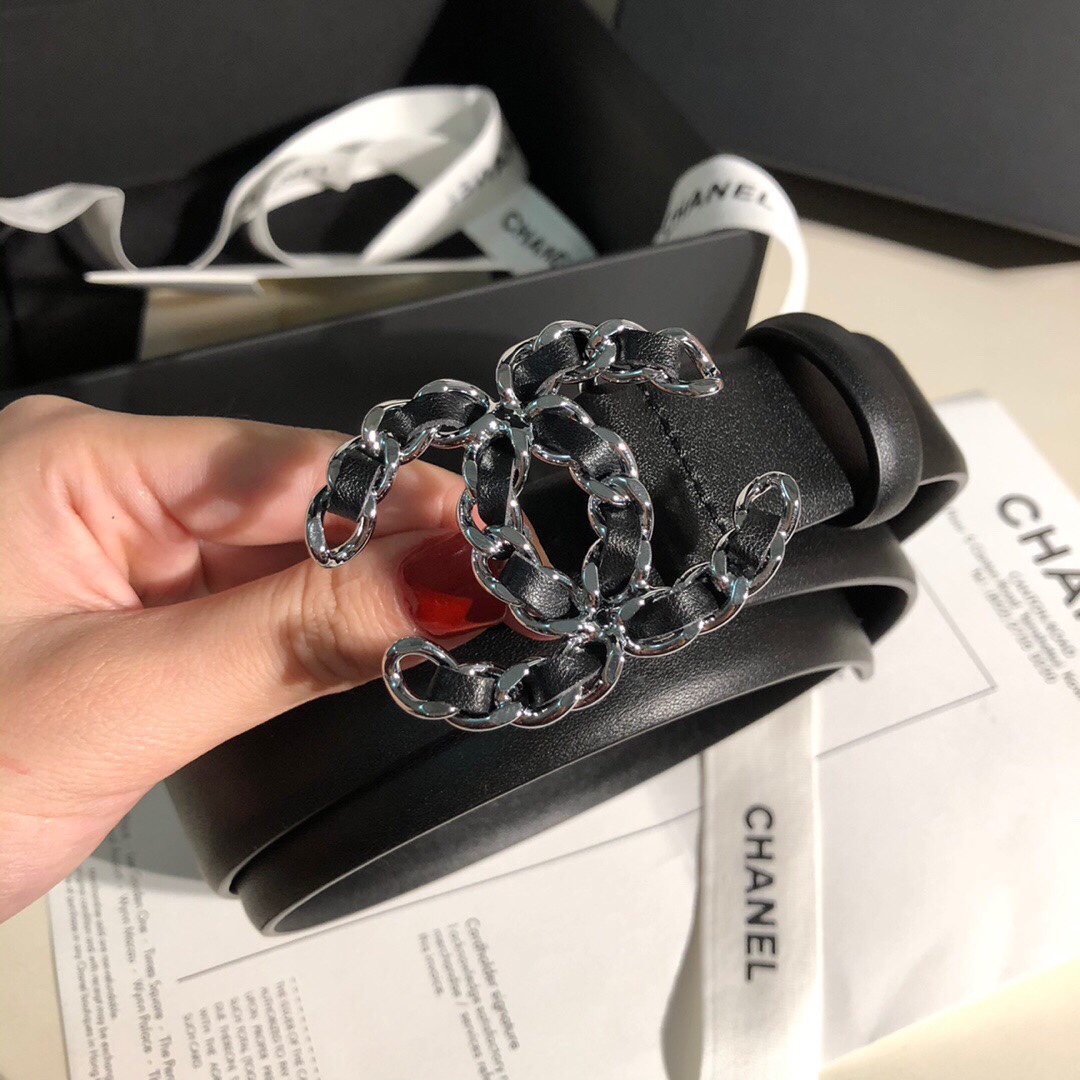 Chanel Female Basic Belt Cow Leather L