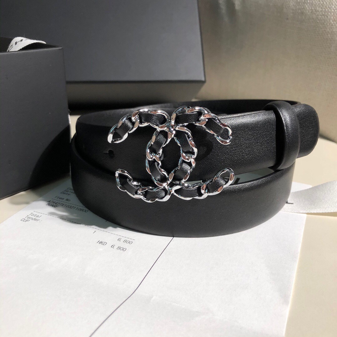 Chanel Female Basic Belt Cow Leather L