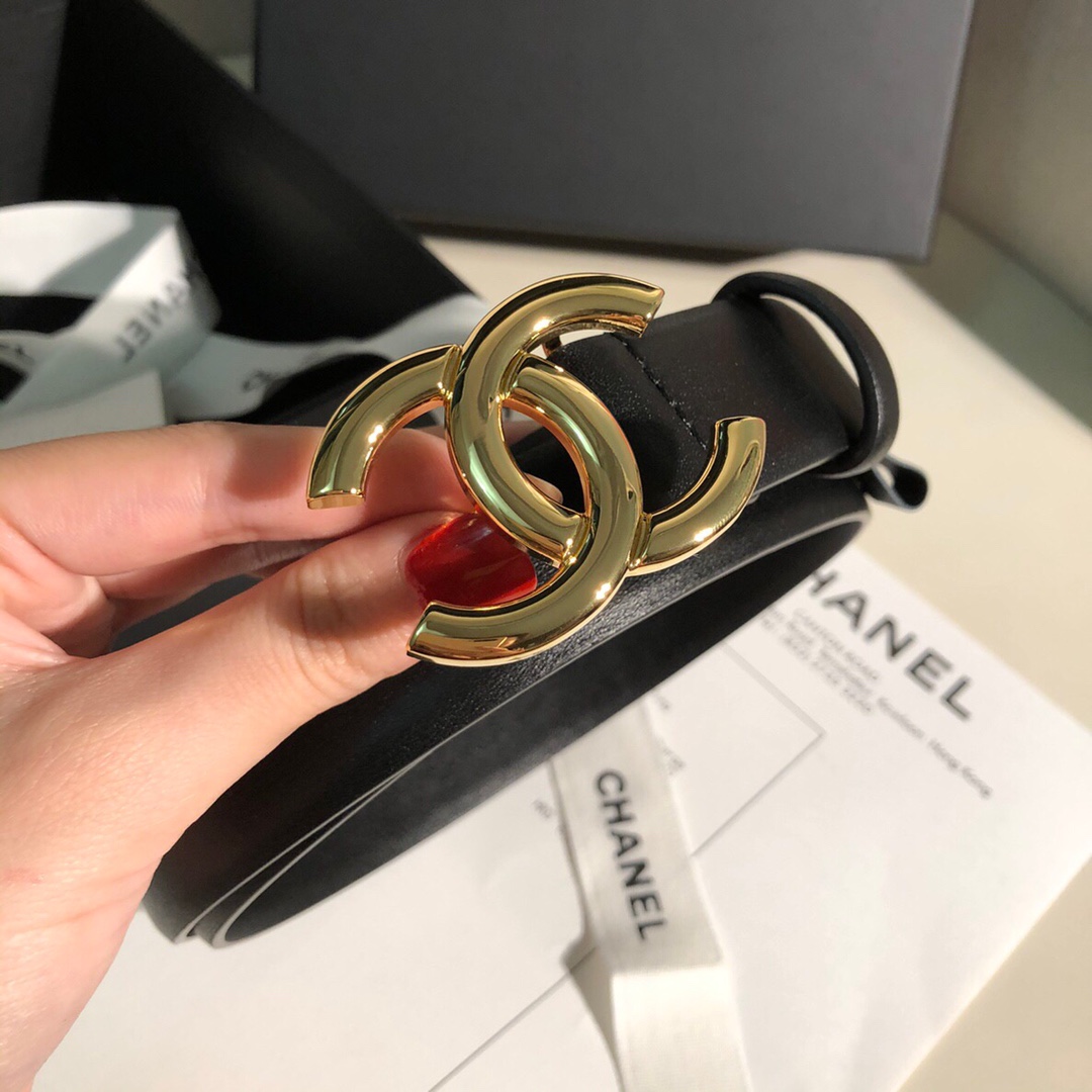 Chanel Female Basic Belt Cow Leather L