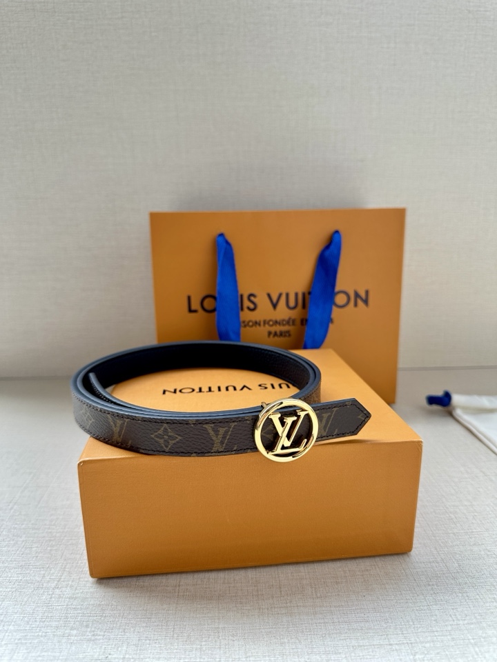 Louis Vuitton Female Basic Belt Cow Leather S-m-l