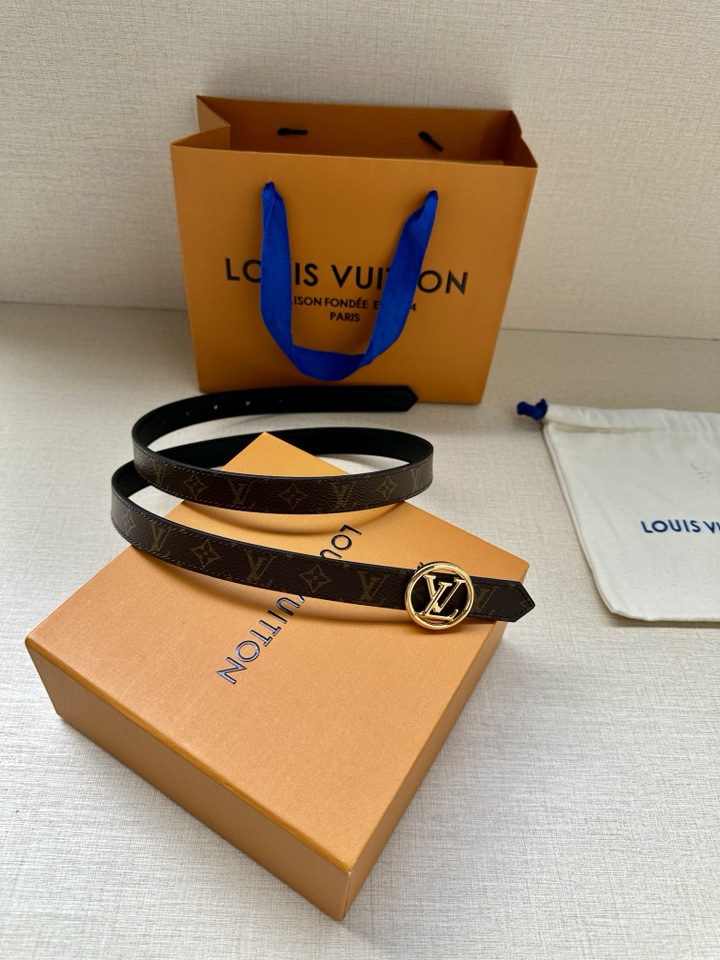 Louis Vuitton Female Basic Belt Cow Leather S-m-l